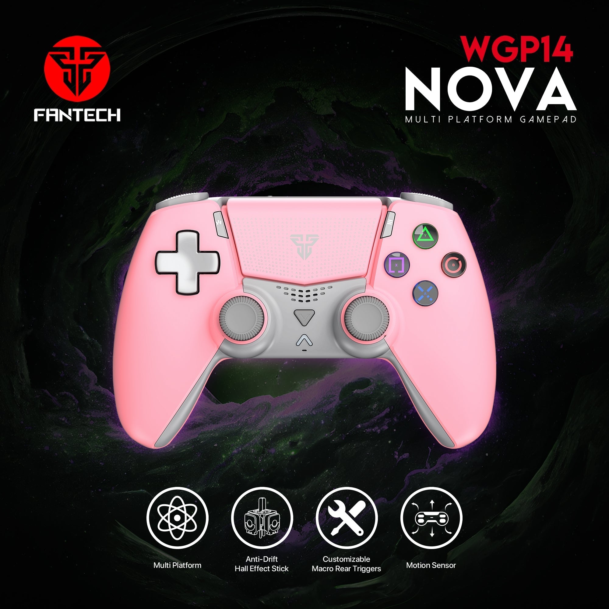Fantech Nova Wgp14 Multi-platform Hall Effect Gamepad - Gameonjo