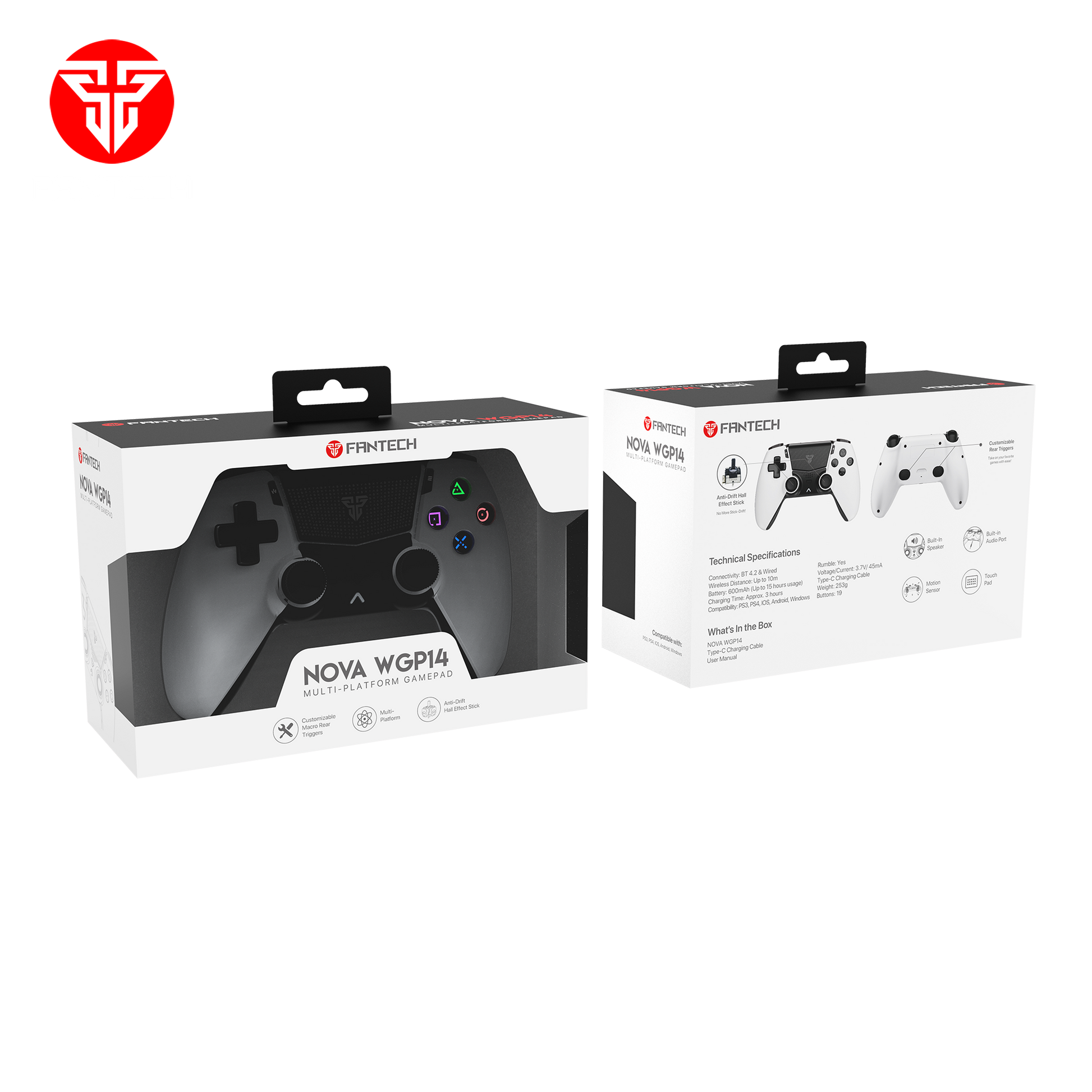Fantech Nova Wgp14 Multi-platform Hall Effect Gamepad - Gameonjo