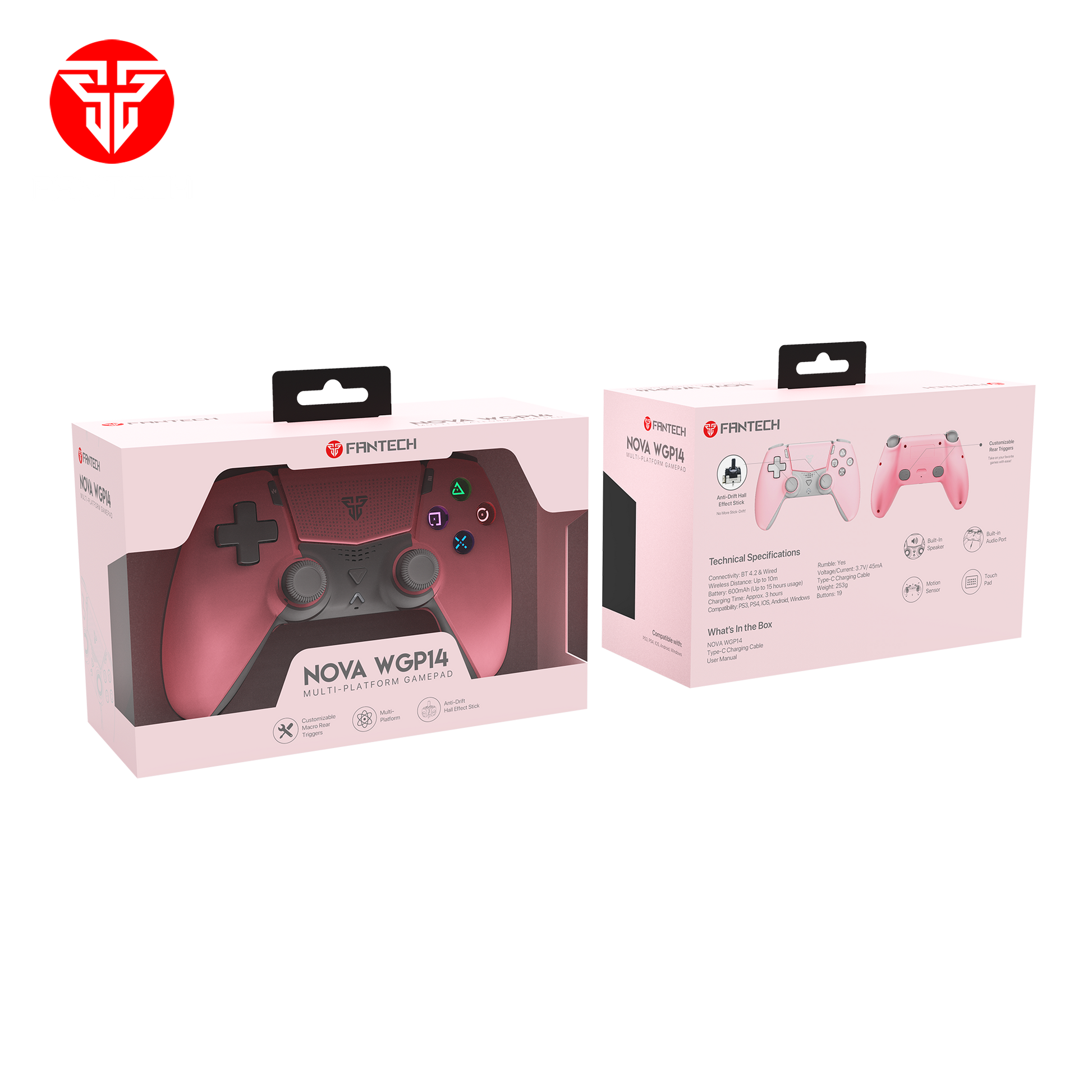 Fantech Nova Wgp14 Multi-platform Hall Effect Gamepad - Gameonjo