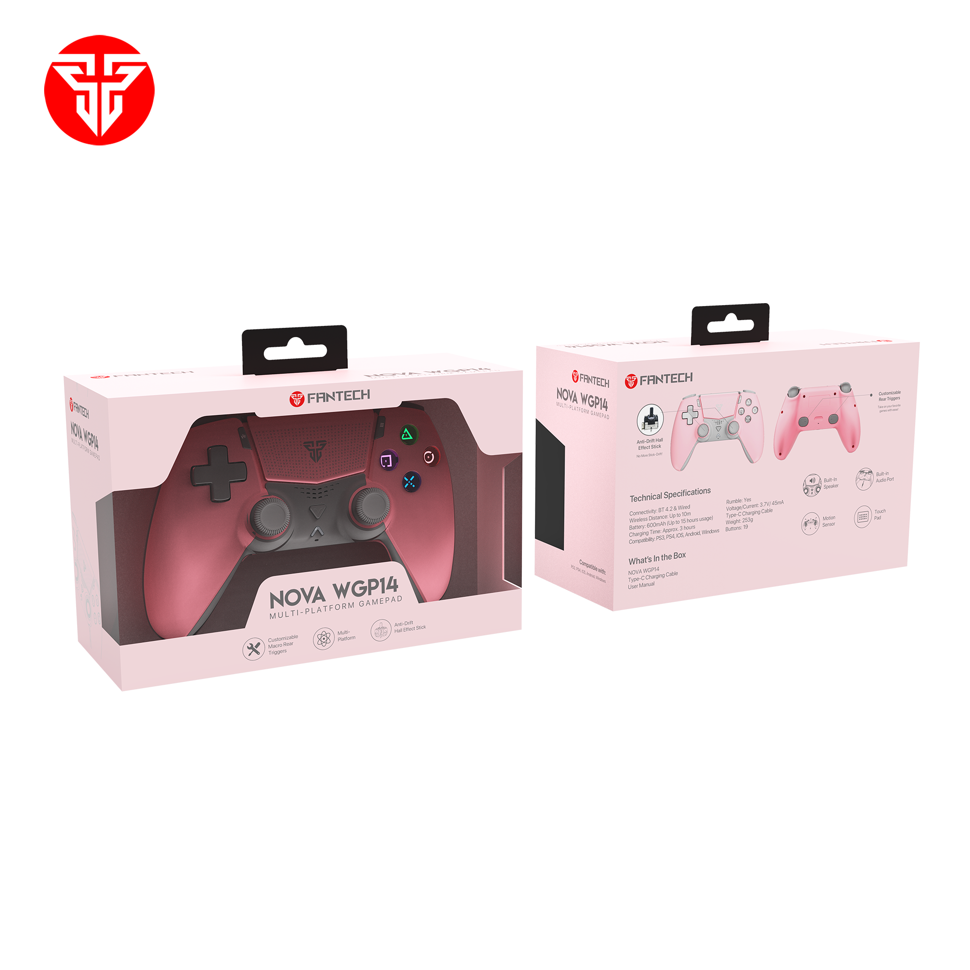 Fantech Nova Wgp14 Multi-platform Hall Effect Gamepad - Gameonjo