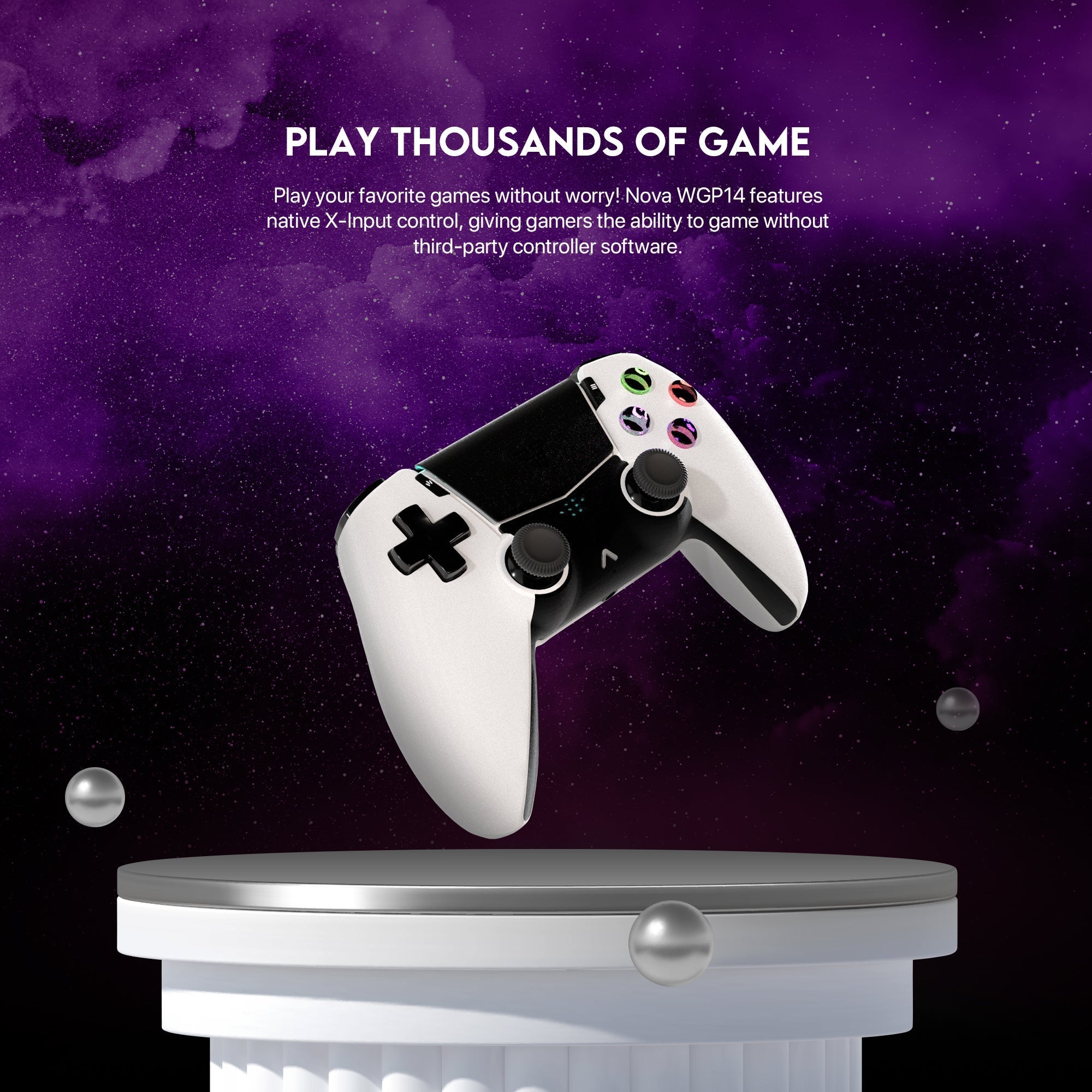 Fantech Nova Wgp14 Multi-platform Hall Effect Gamepad - Gameonjo