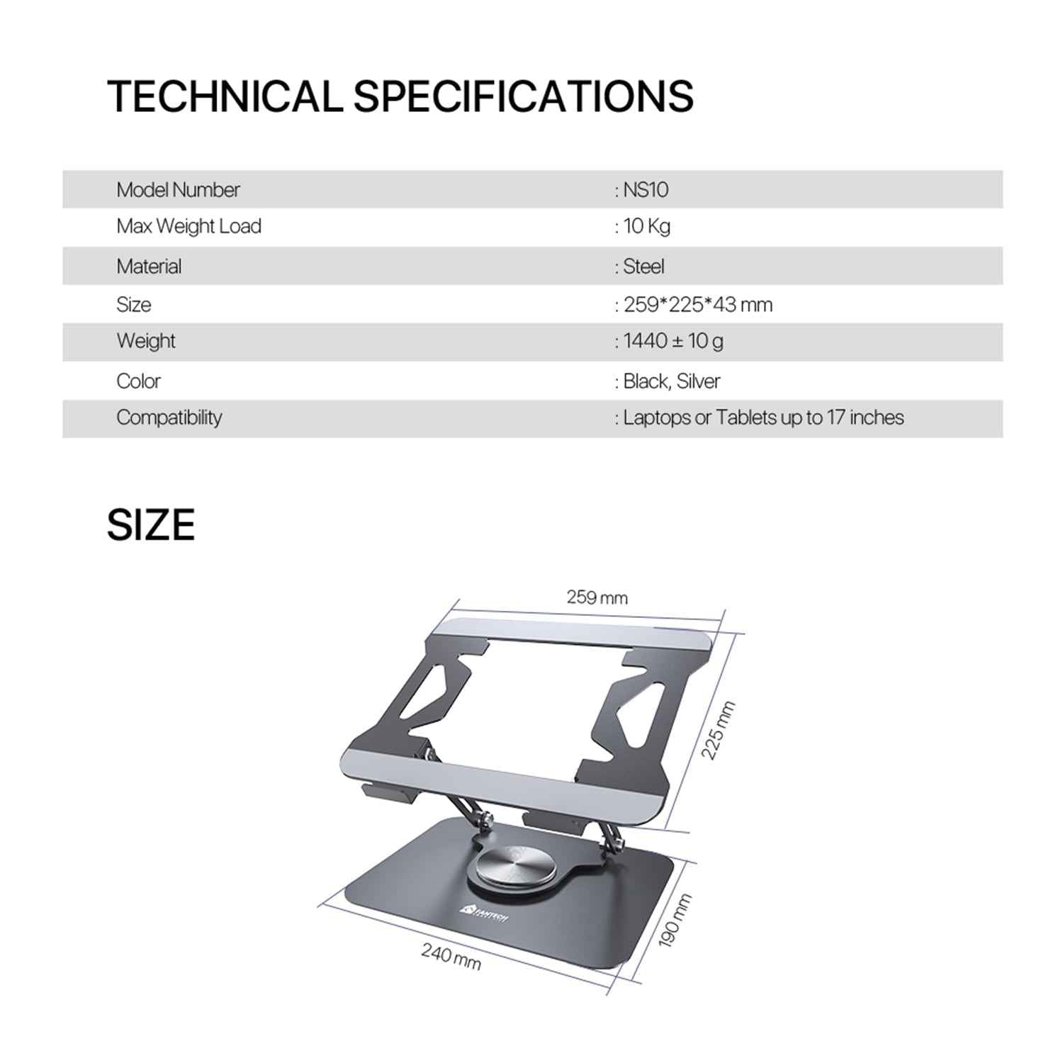 Fantech Ns10 Notebook Stand