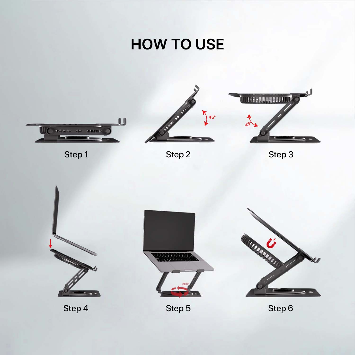 Fantech NC30 Notebook Stand and Cooling Fan Rgb - Gameonjo