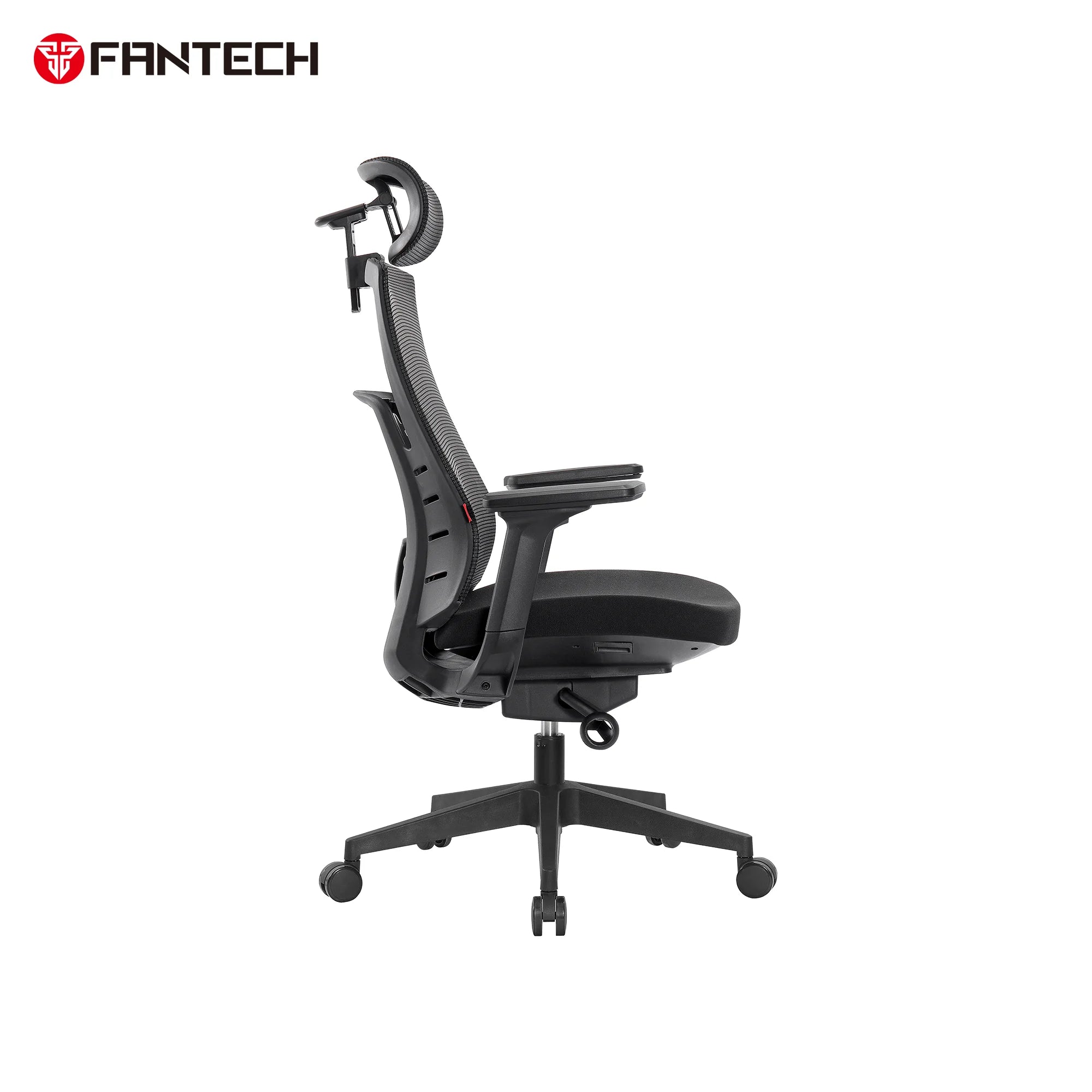 Fantech oc1 ergonomic office chair black - desk & chair