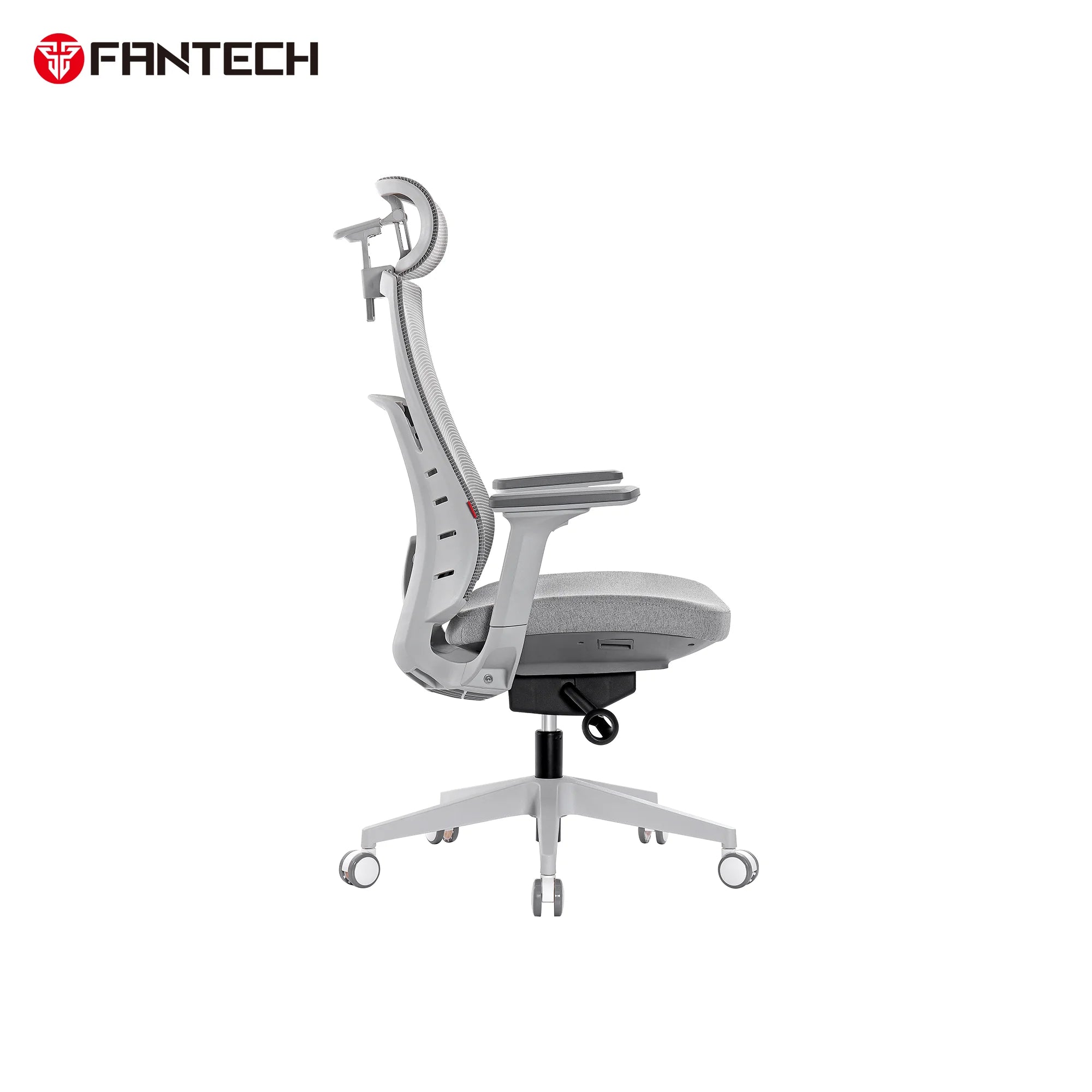 Fantech oc1 ergonomic office chair white - desk & chair