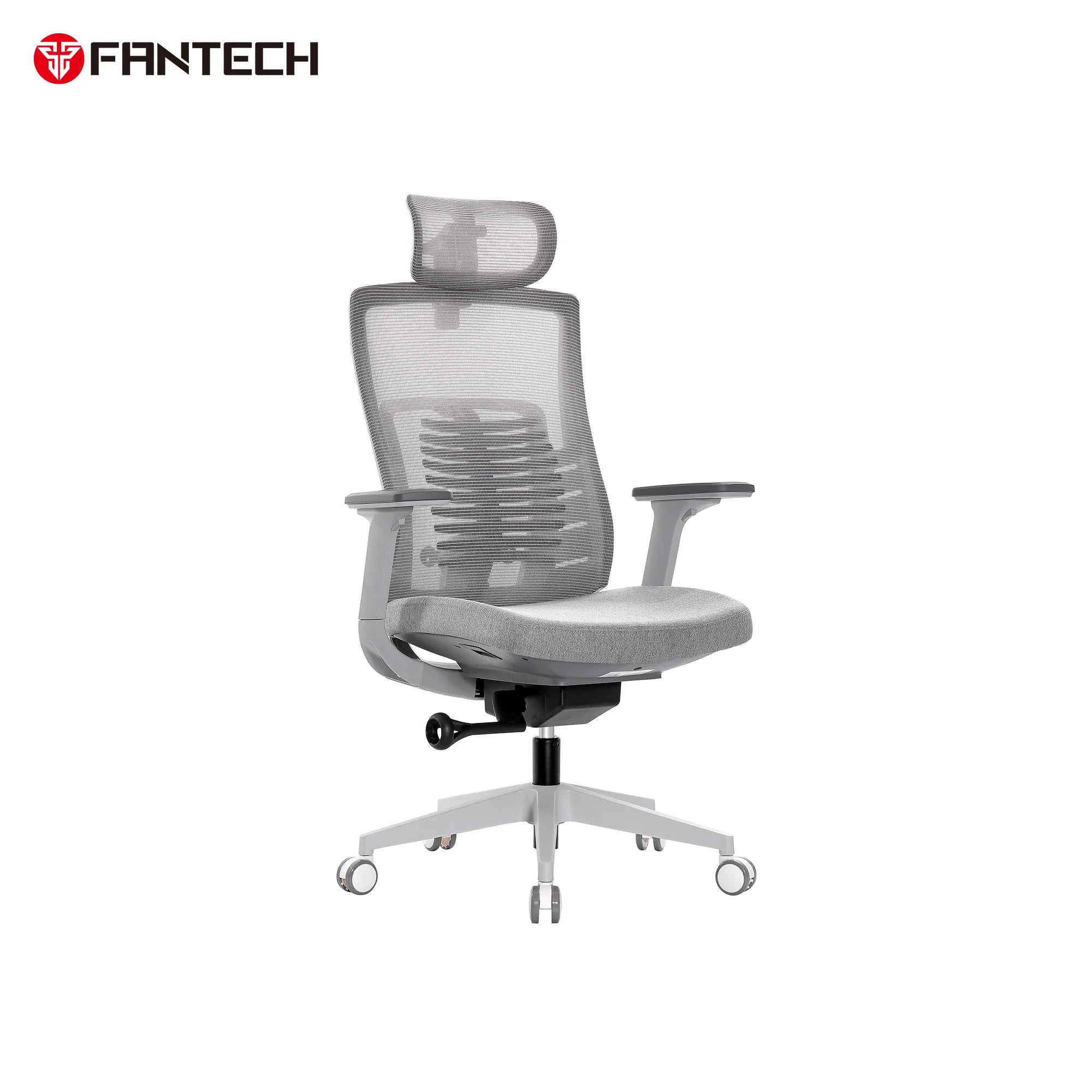 Fantech oc1 ergonomic office chair white - desk & chair