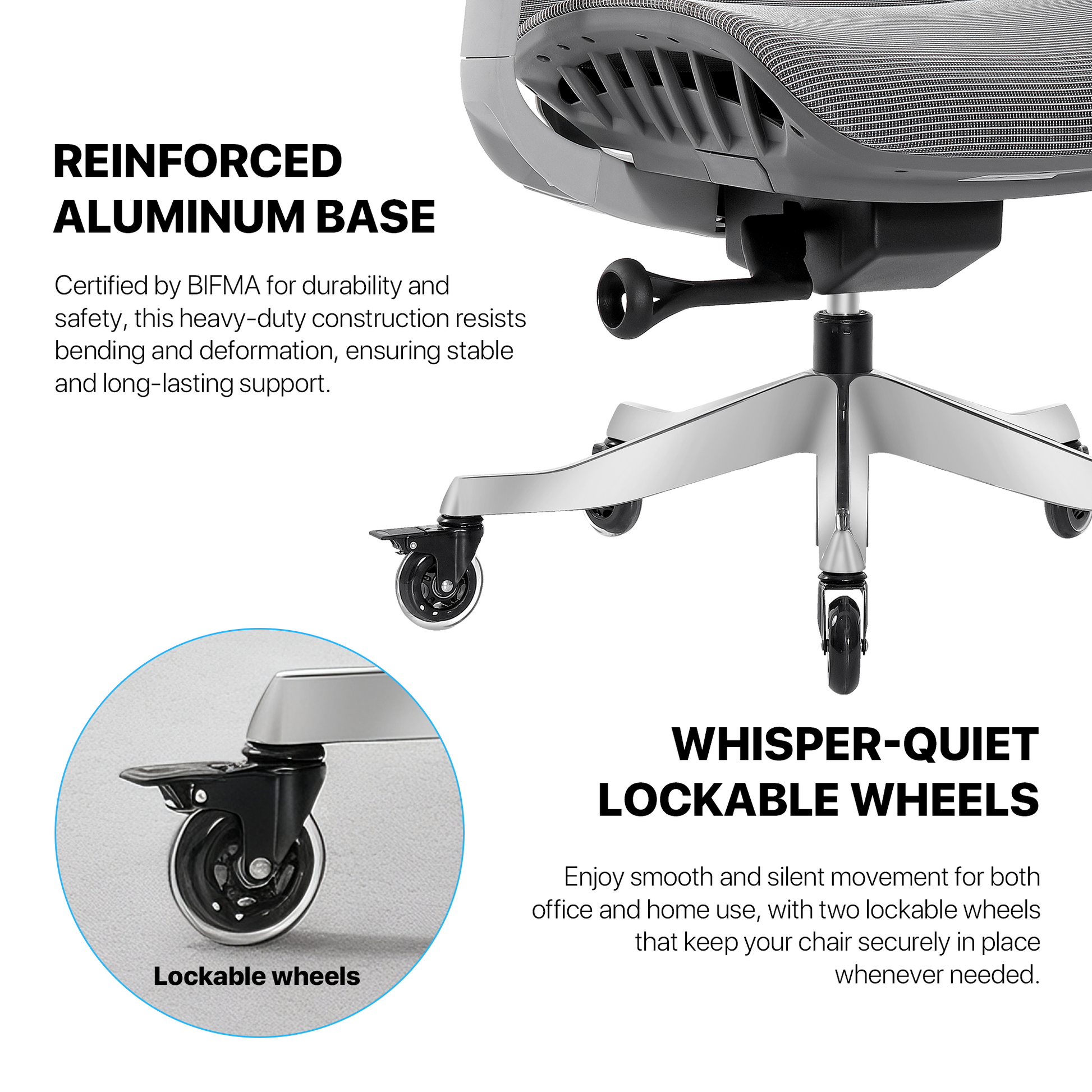 FANTECH OC1 PRO Ergonomic Office Chair Black.