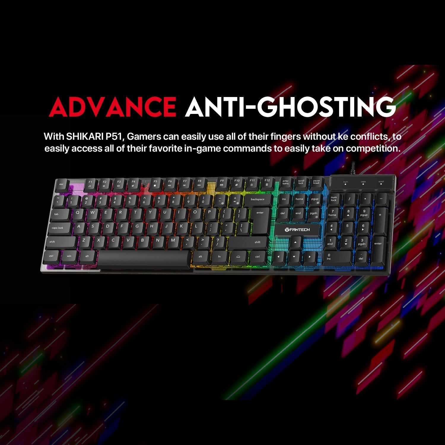 Fantech P51 Power Bundle Gaming Keyboard and Mouse - Gameonjo