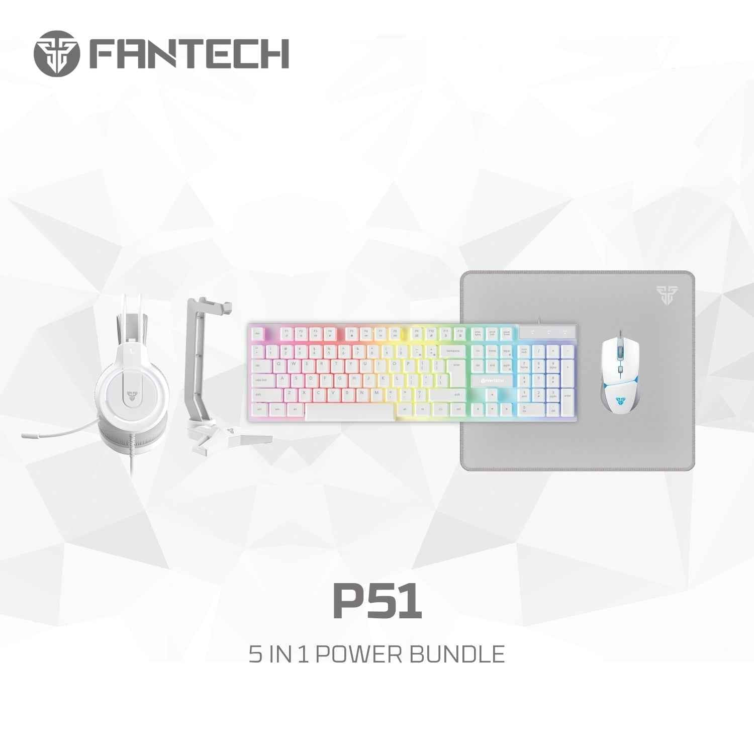Fantech P51 Power Bundle Gaming Keyboard and Mouse