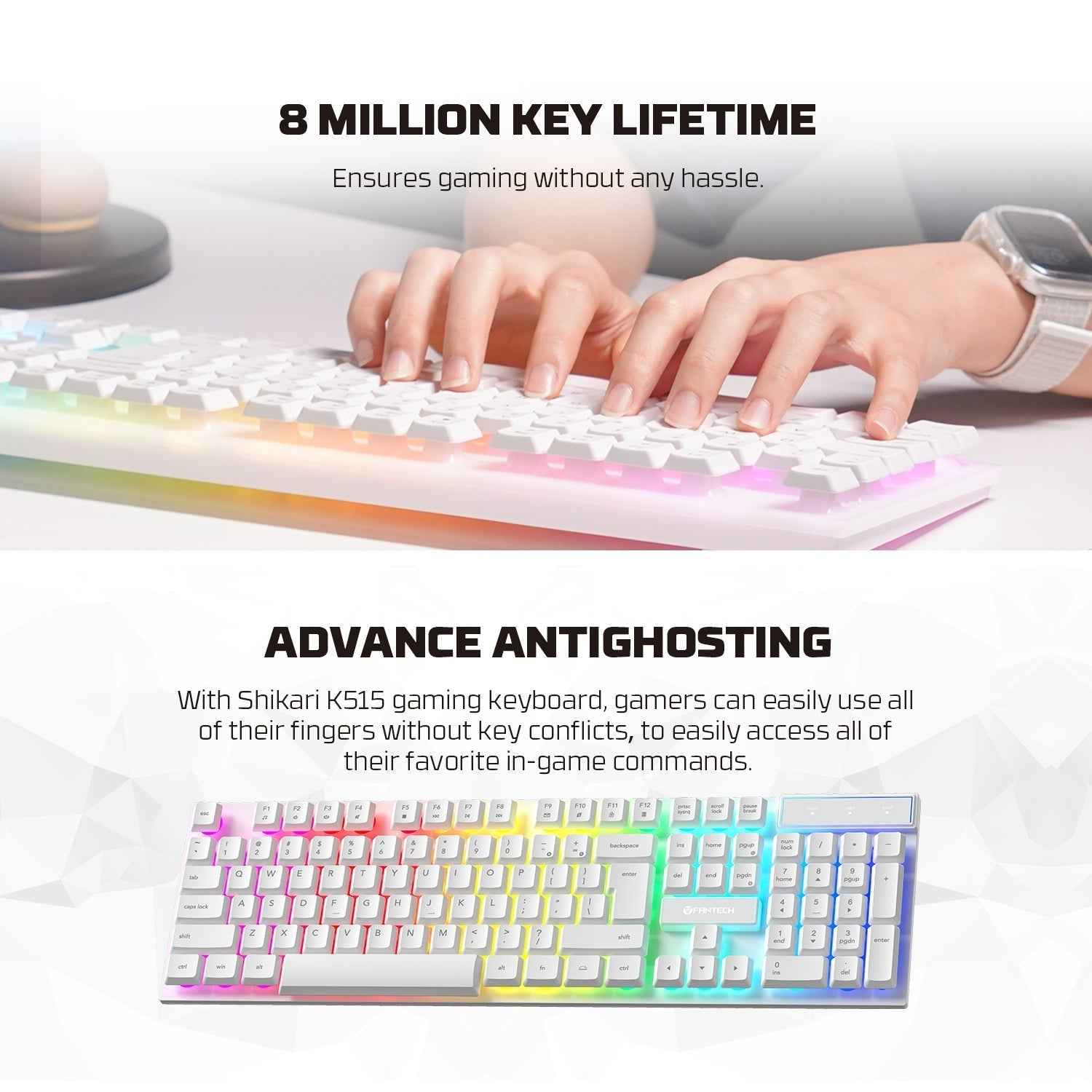 Fantech P51 Power Bundle Gaming Keyboard and Mouse