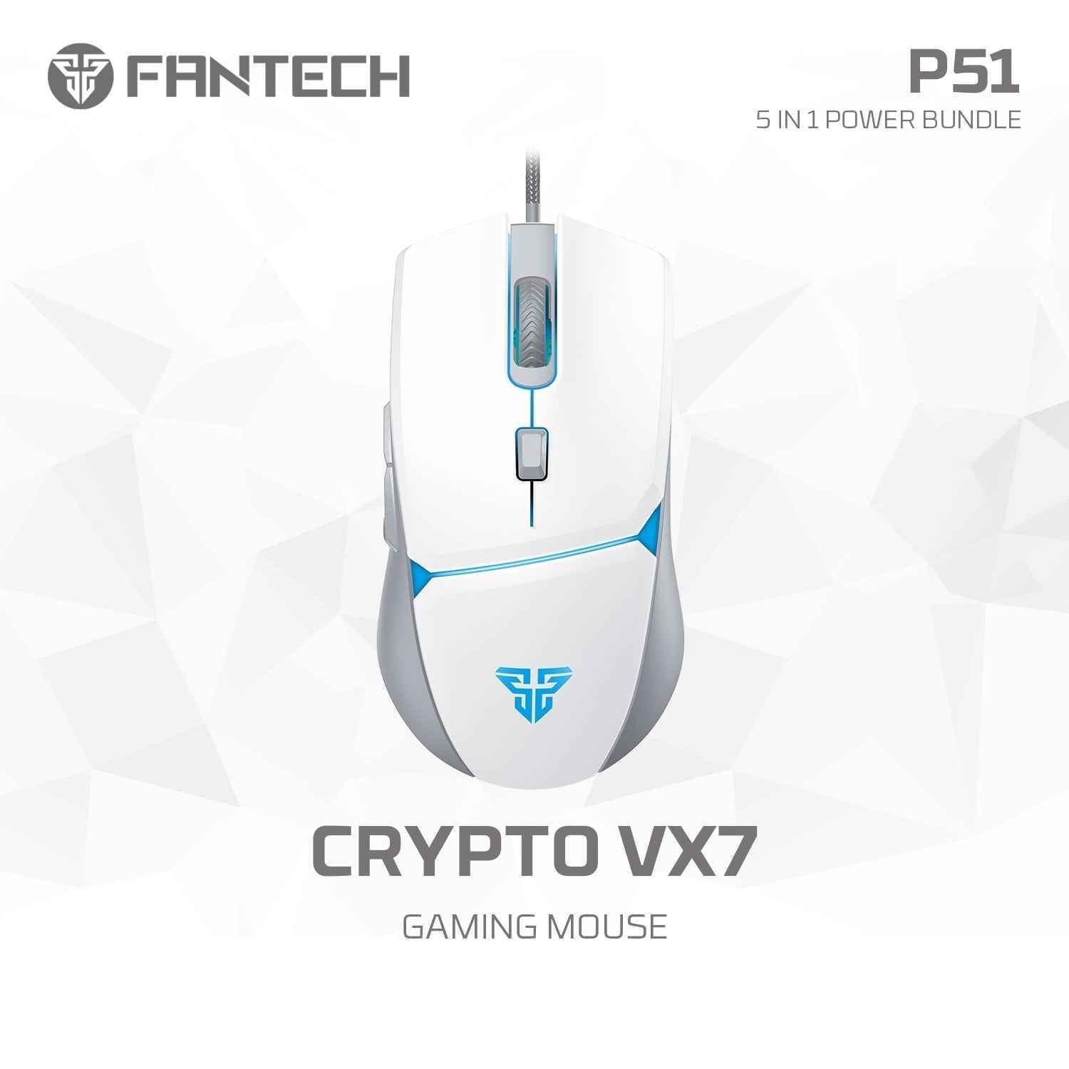 Fantech P51 Power Bundle Gaming Keyboard and Mouse