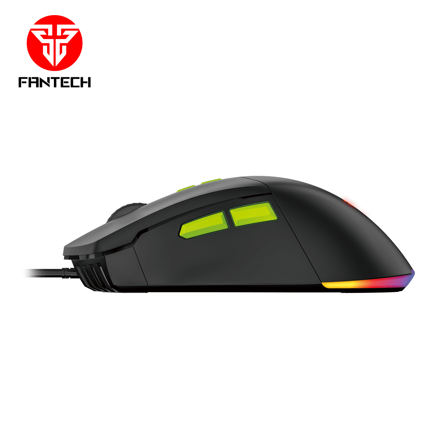 Fantech phantom ii vx6 gaming mouse for ultimate performance and neon macro features - mouse