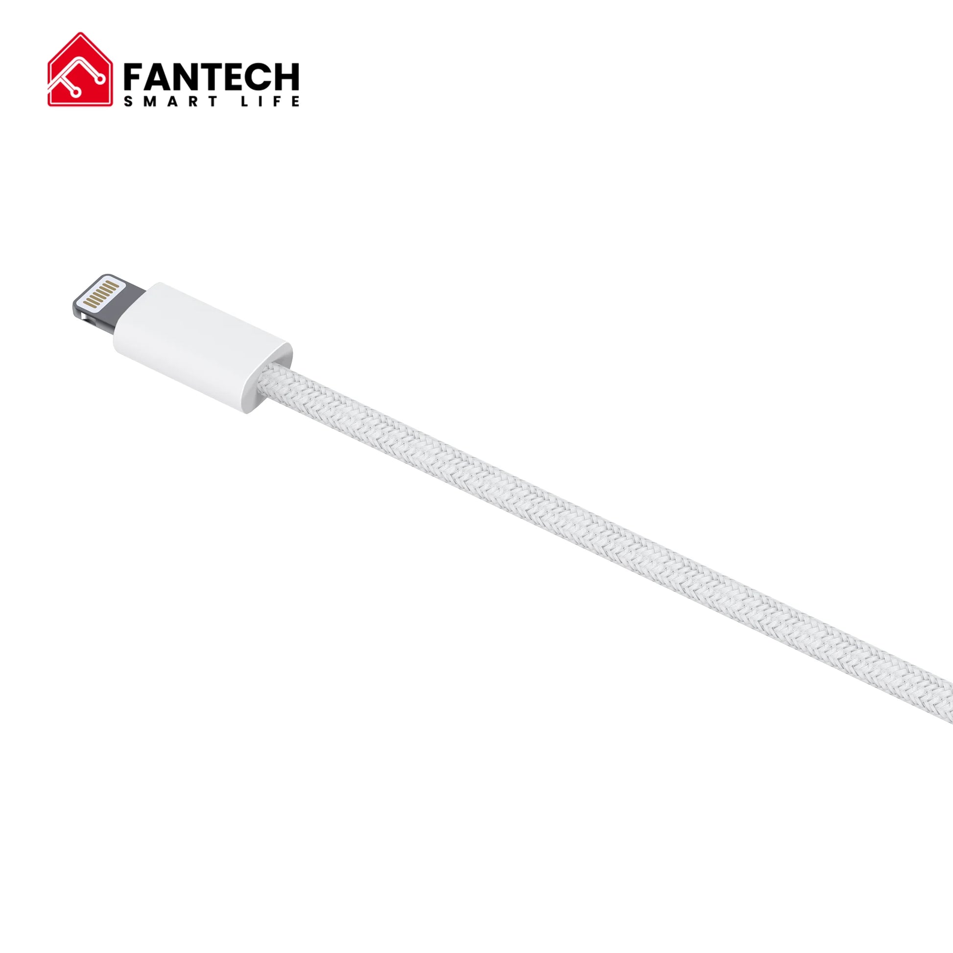 Fantech pk202 20w fast charging plug usb c braided cable power iphone - cables & chargers | mobile essential