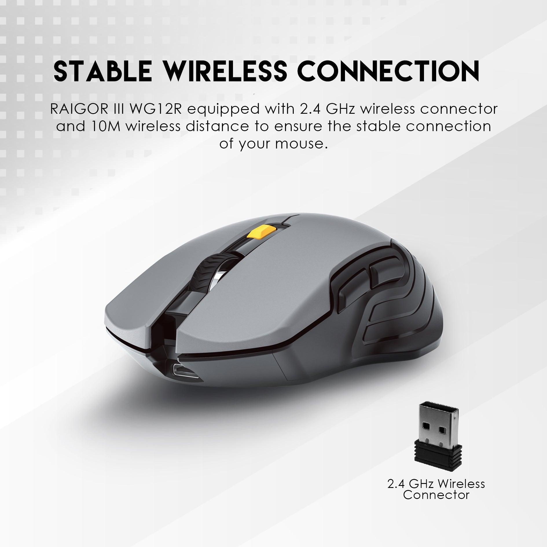Fantech Raigor Gen Iii Wg12r Rechargeable Mouse Wireless Gaming - Gameonjo