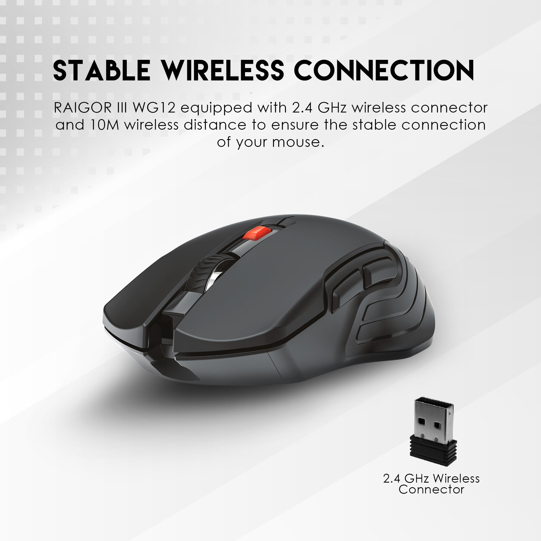 Fantech Raigor Iii Wg12 Gaming Mouse with 2.4ghz Wireless Connection - Gameonjo