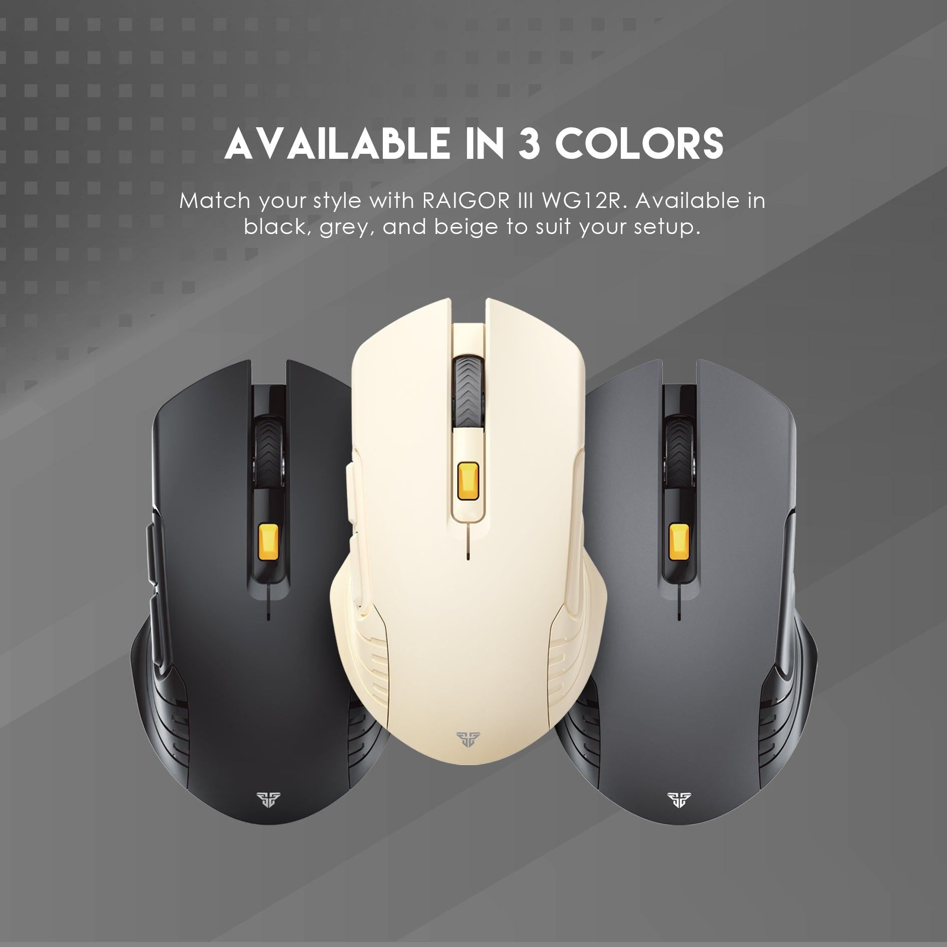 Fantech raigor iii wireless gaming mouse wg12r rechargeable performance - mouse