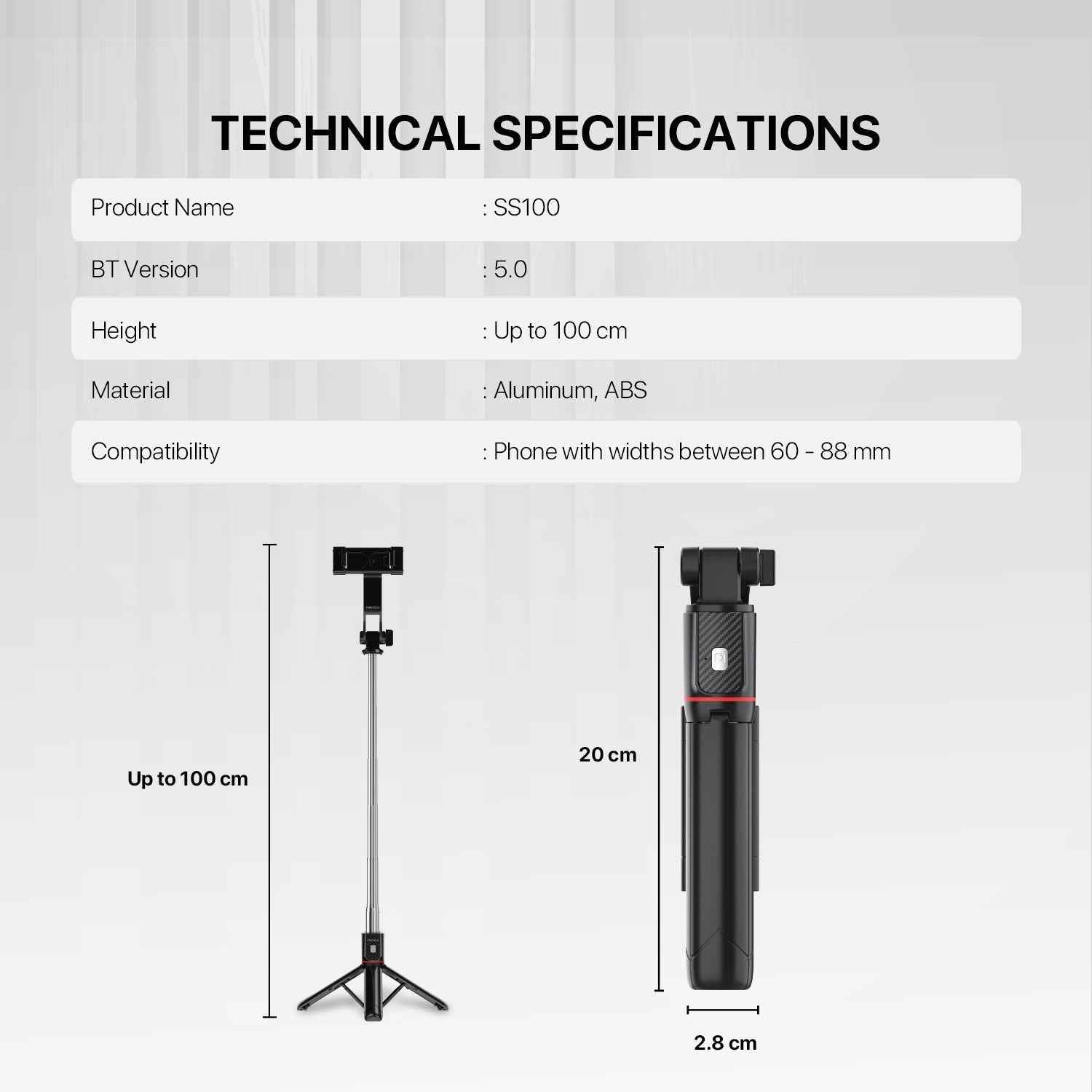 Fantech Selfie Stick Ss100