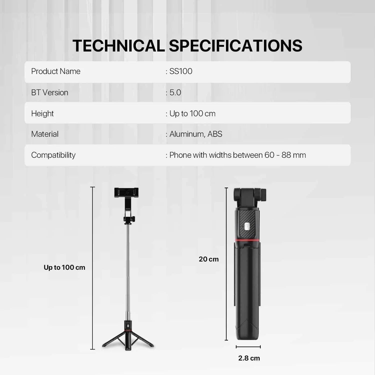 Fantech selfie stick ss100