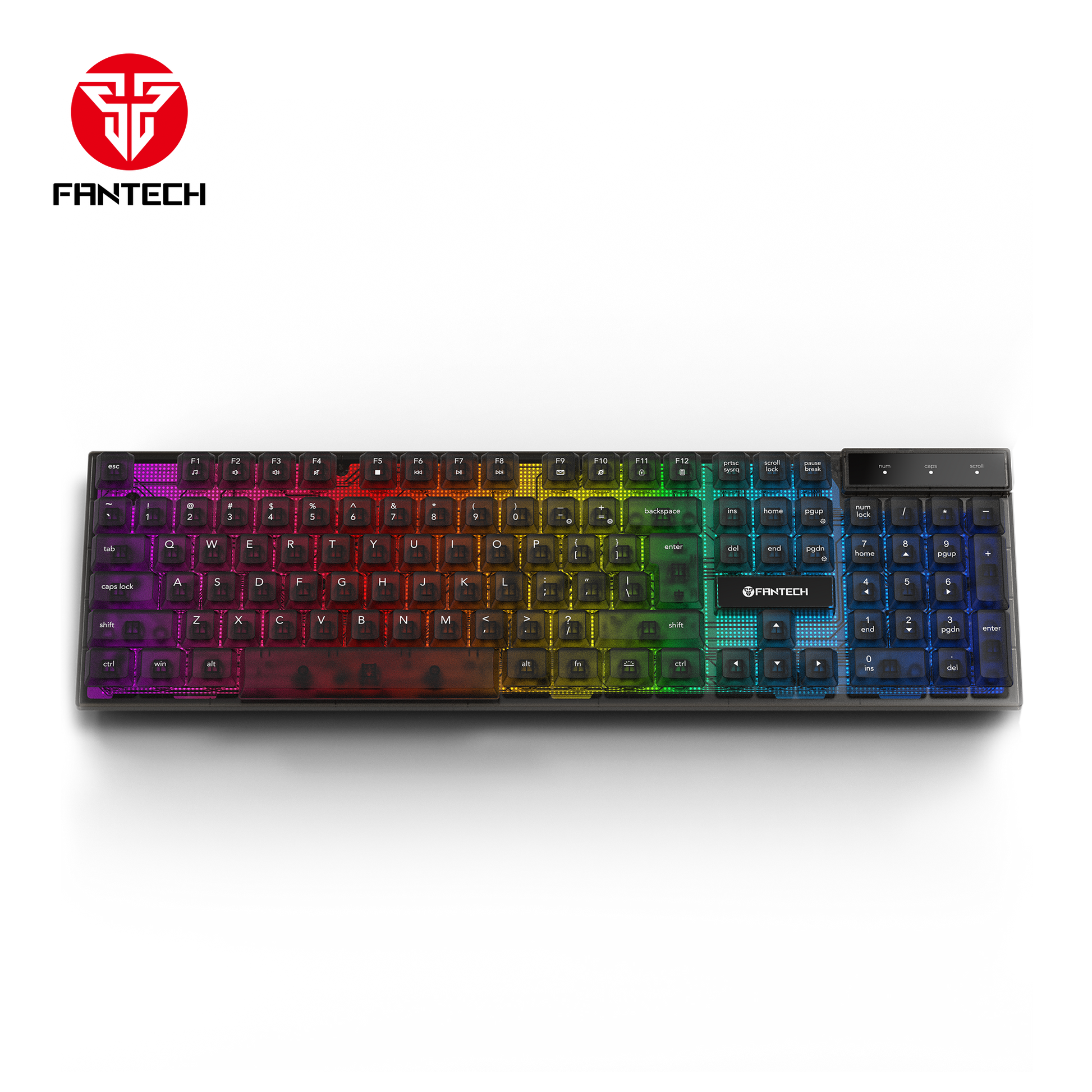Fantech Shikari K515 Rgb Membrane Gaming Keyboard - Gameonjo