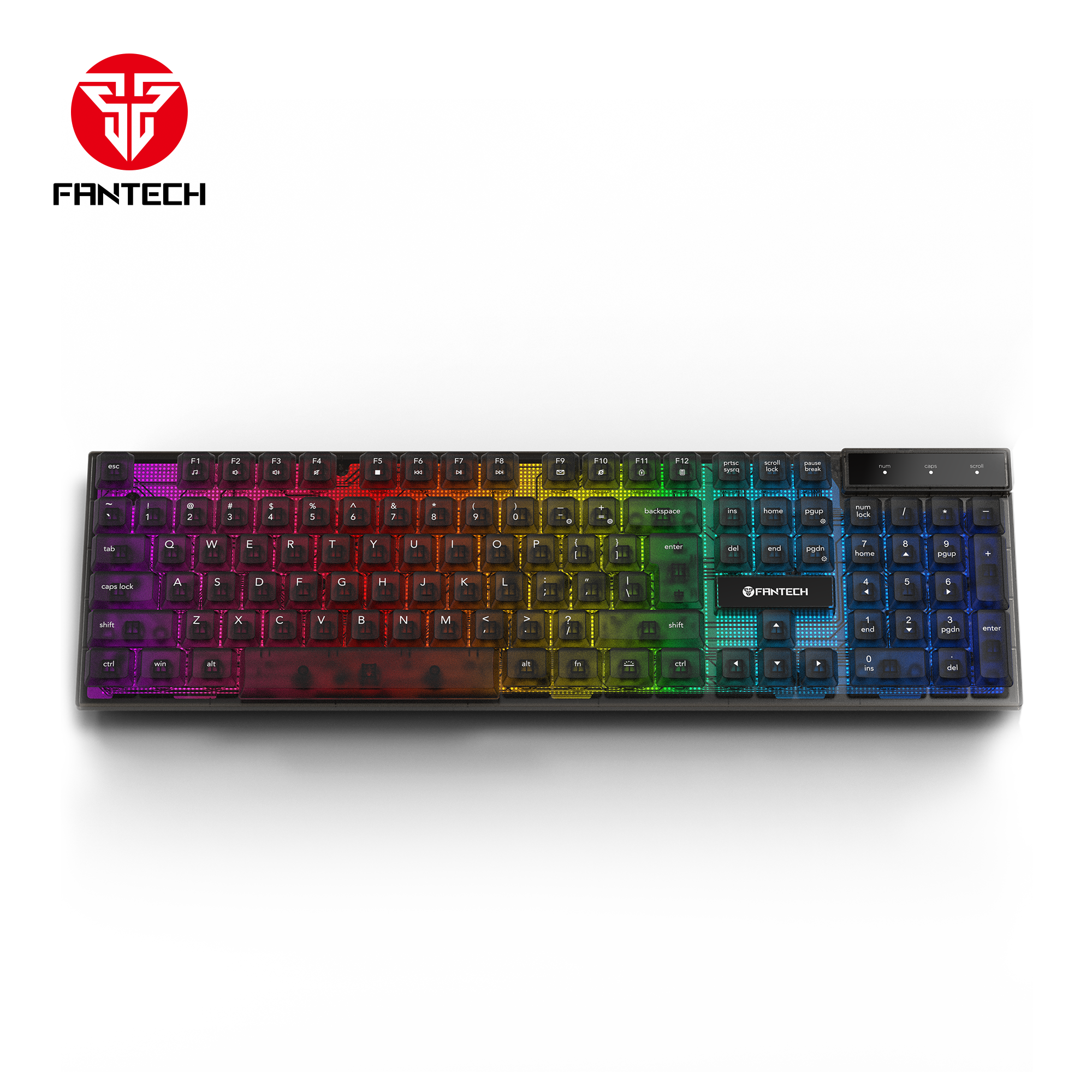 Fantech Shikari K515 Rgb Membrane Gaming Keyboard - Gameonjo