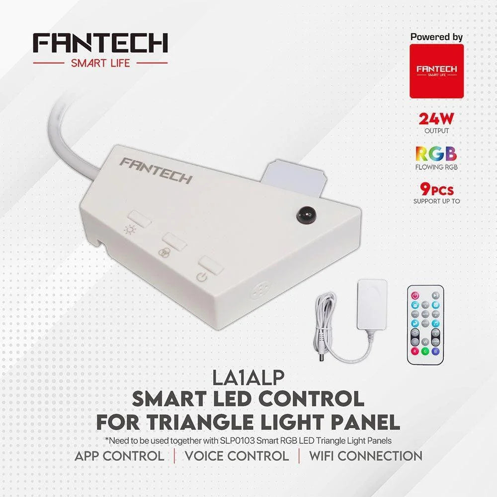 Fantech smart rgb triangle light panels set slp0103 + la1alp 3pcs - lightning | panels | lamps | signs