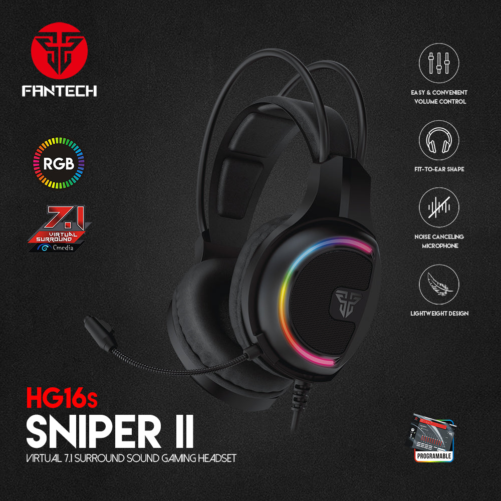 Fantech Sniper Ii Hg16s Virtual 7.1 Gaming Headset - Gameonjo