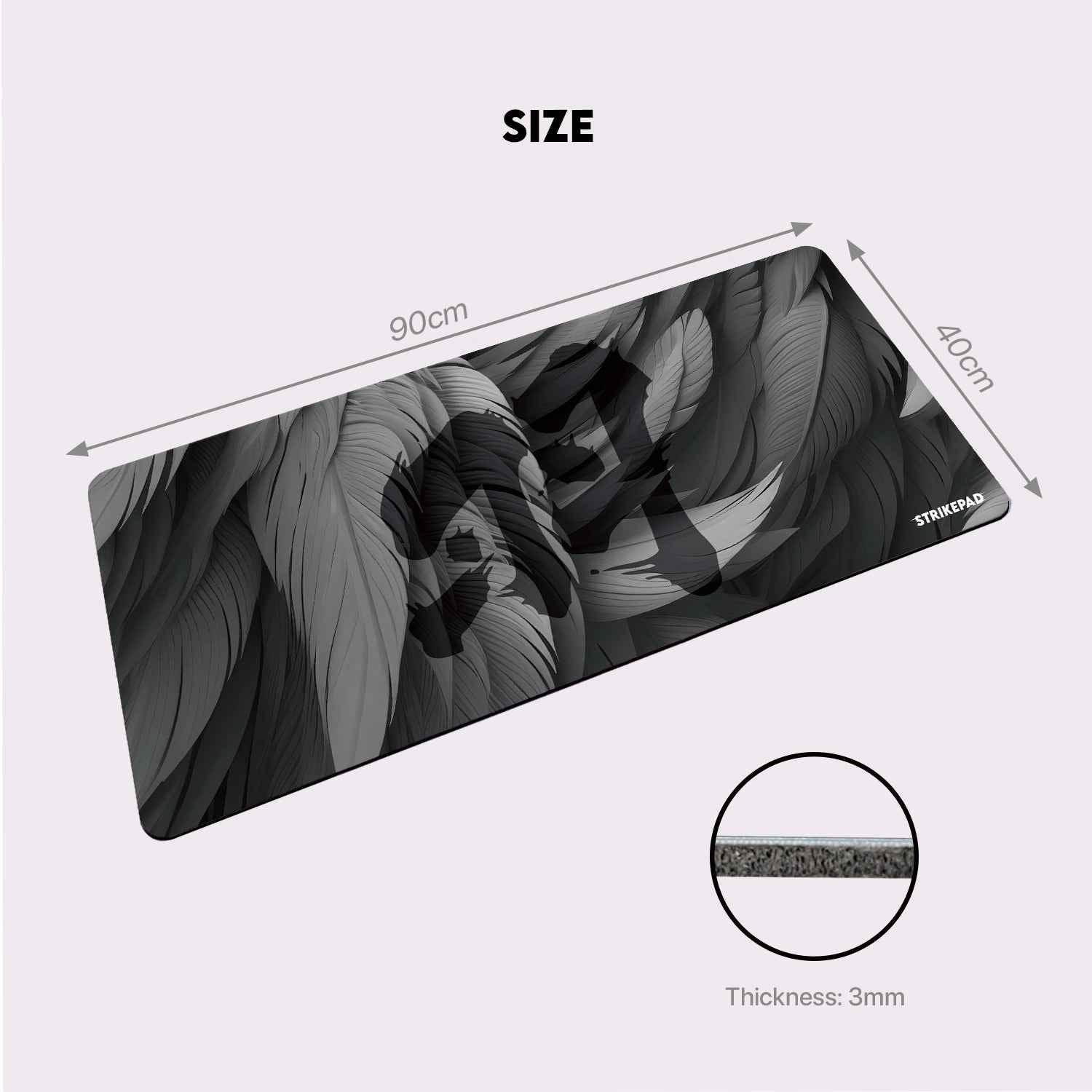 Fantech Strikepad Mst901 Gaming Mousepad 900x400x3mm Transformation Pattern