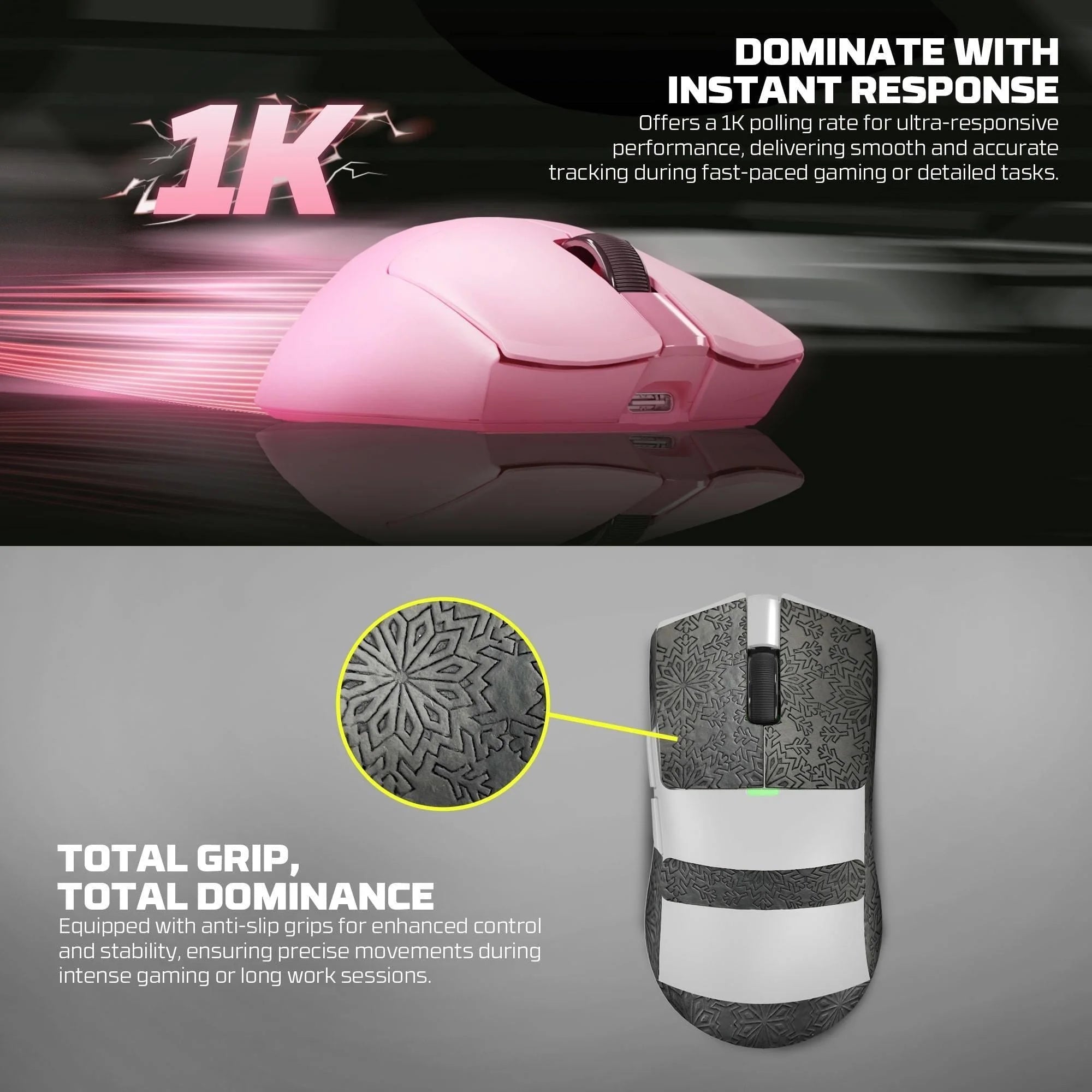 Fantech tantoe wg13e wireless mouse three-mode switching and magnetic black - mouse