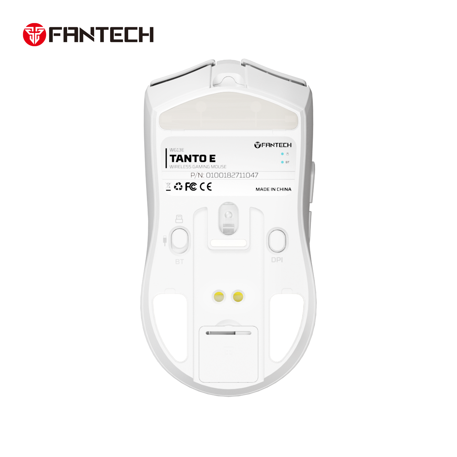 Fantech Tantoe Wg13e Wireless Mouse Three-mode Switching and Magnetic Black