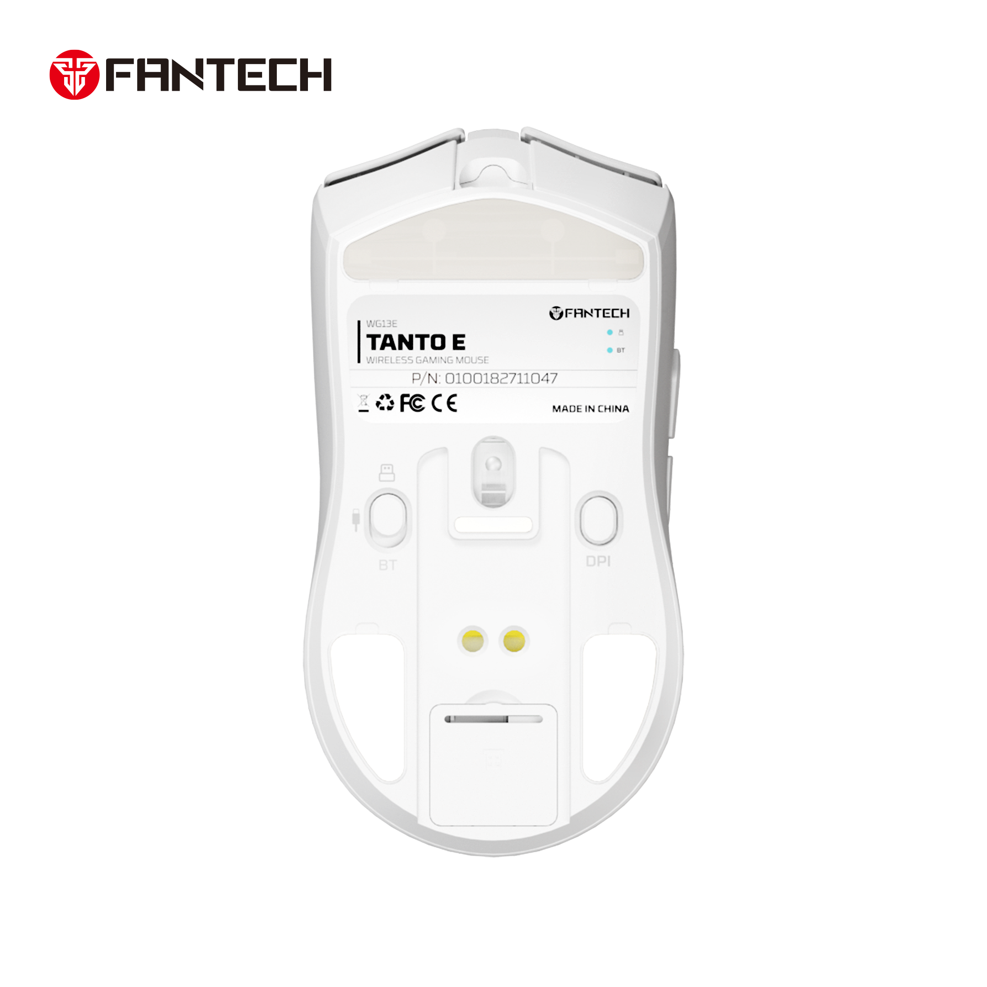 Fantech Tantoe Wg13e Wireless Mouse Three-mode Switching and Magnetic Black