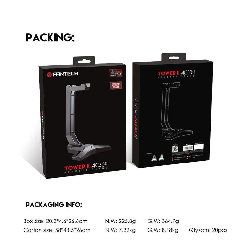 Fantech Tower Ii Ac304 Headset Stand