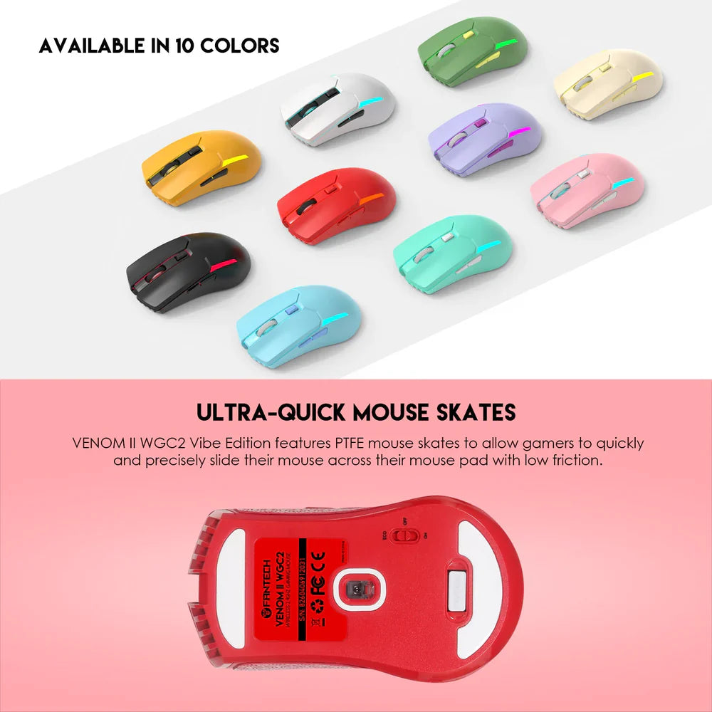 Fantech Venom Ii Wgc2 Vibe Edition Red