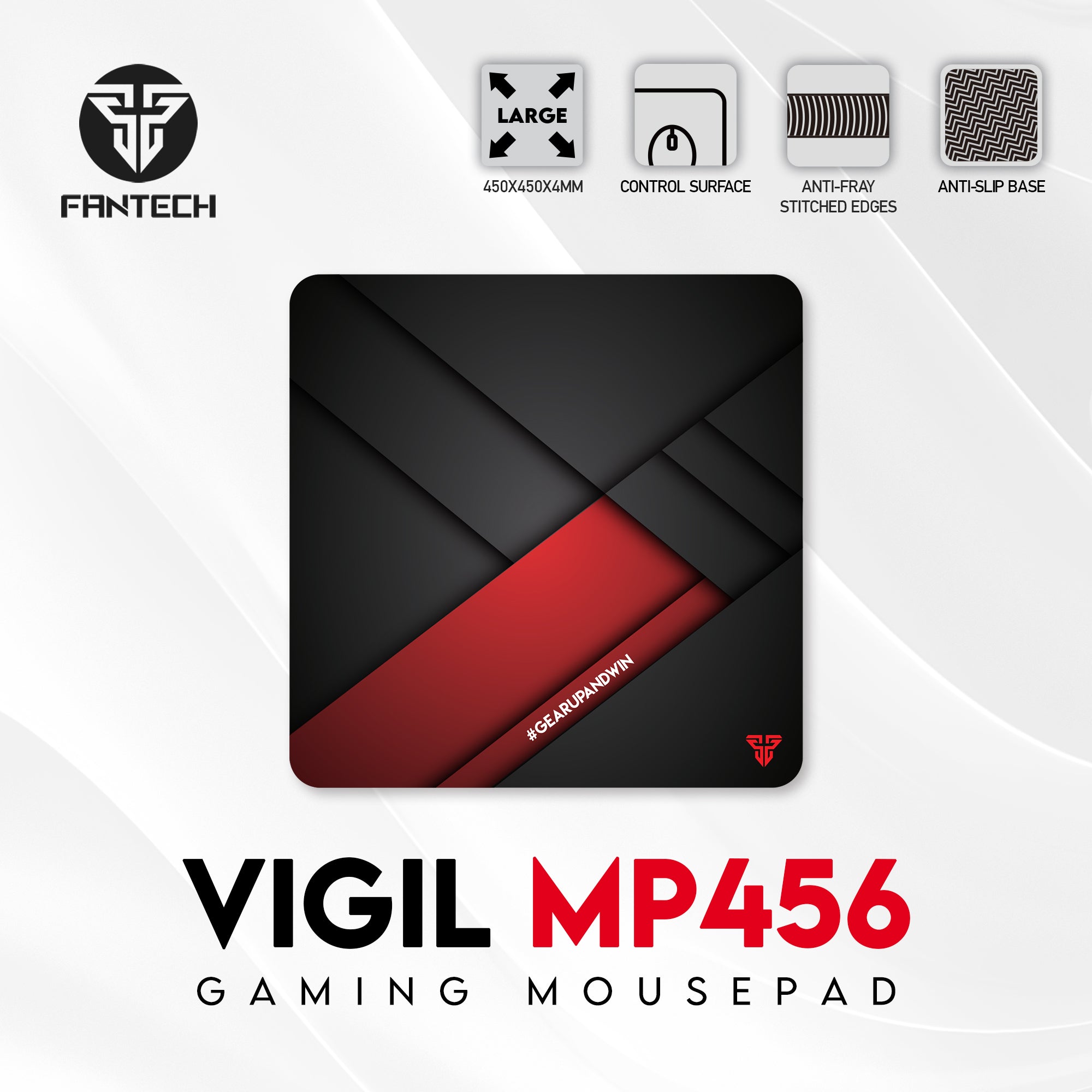 Fantech Vigil Mp456 Gaming Mouse Pad - Gameonjo