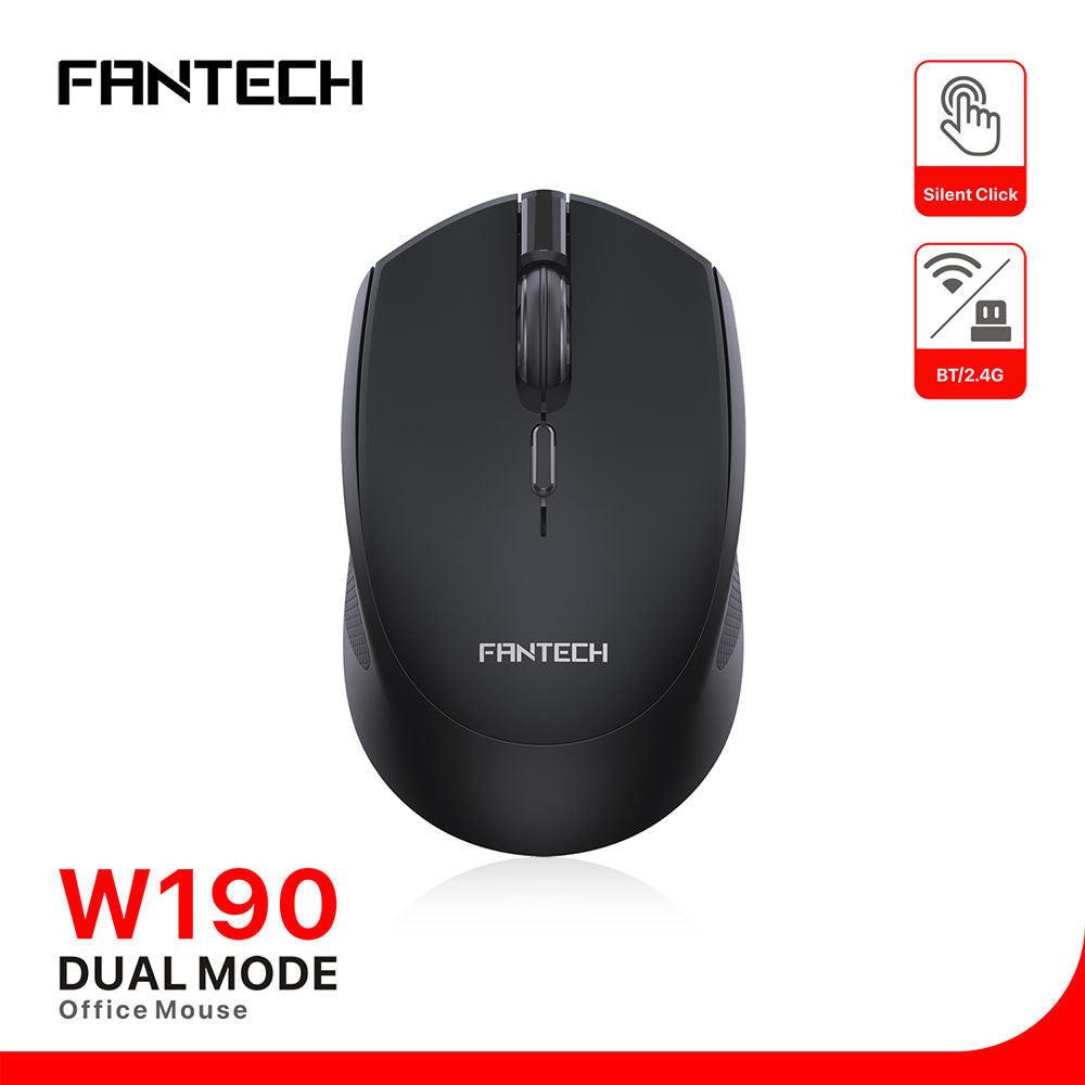 Fantech w190 silent mouse - the ultimate office companion - black - mouse