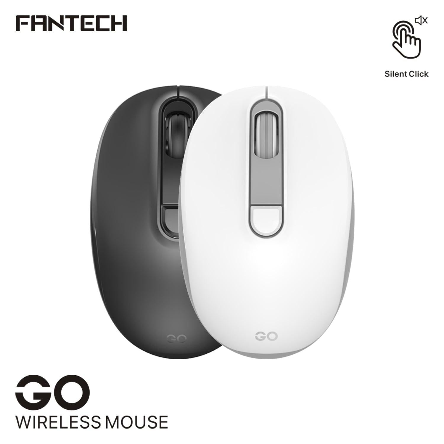 Fantech w192 silent click mouse - wireless with silent operation - mouse
