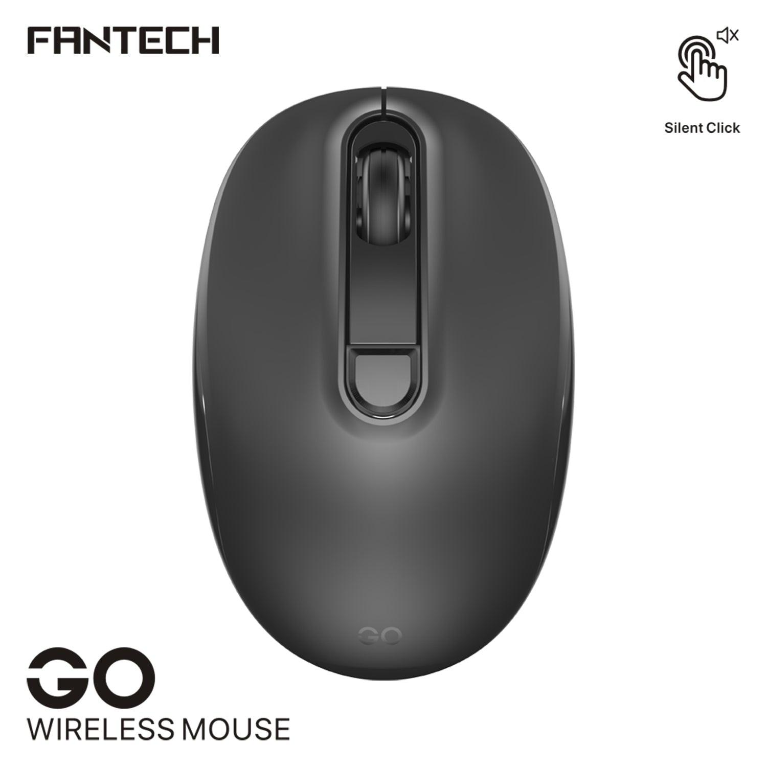 Fantech w192 silent click mouse - wireless with silent operation - mouse