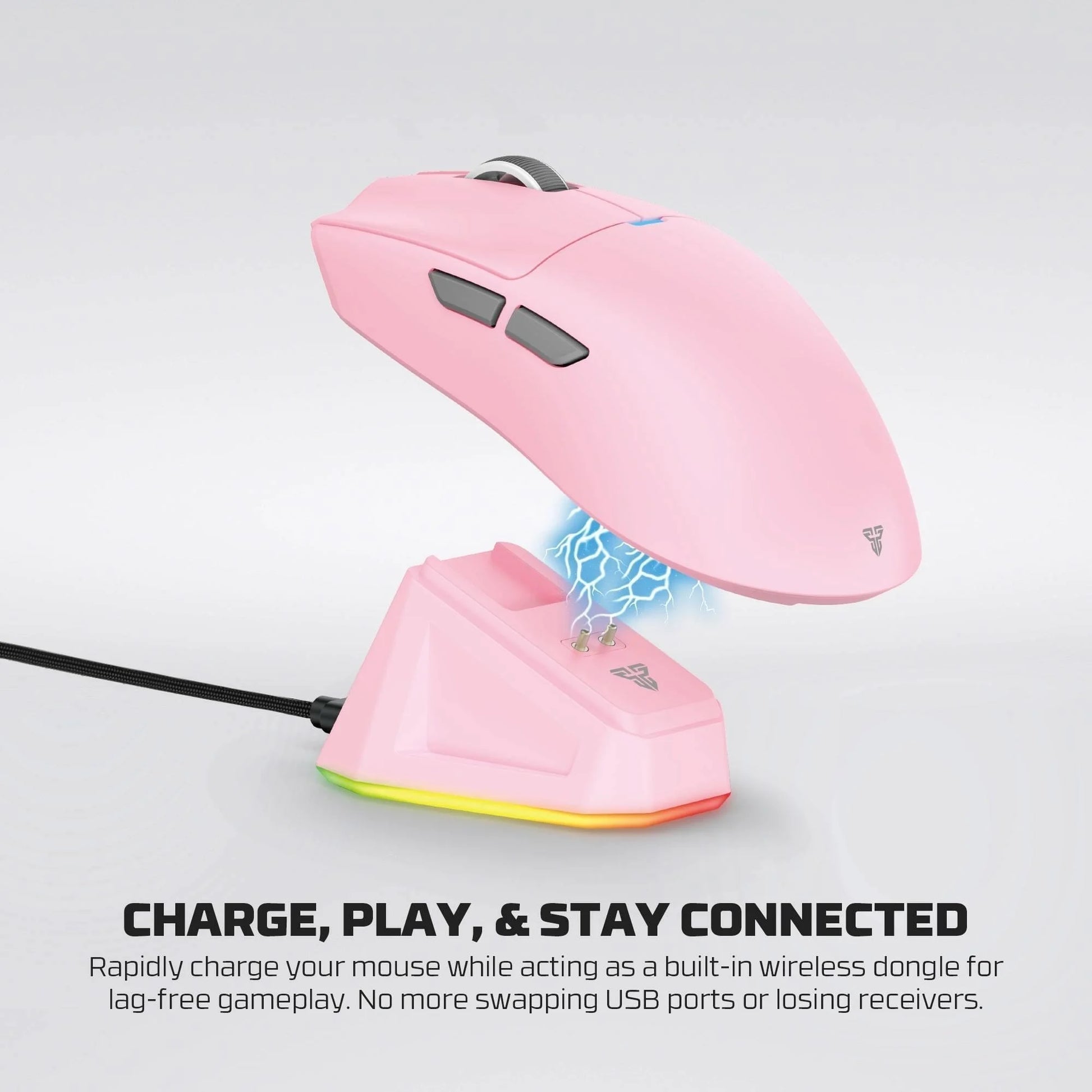 Fantech wg13s tanto s wireless gaming mouse 8k - mousepad