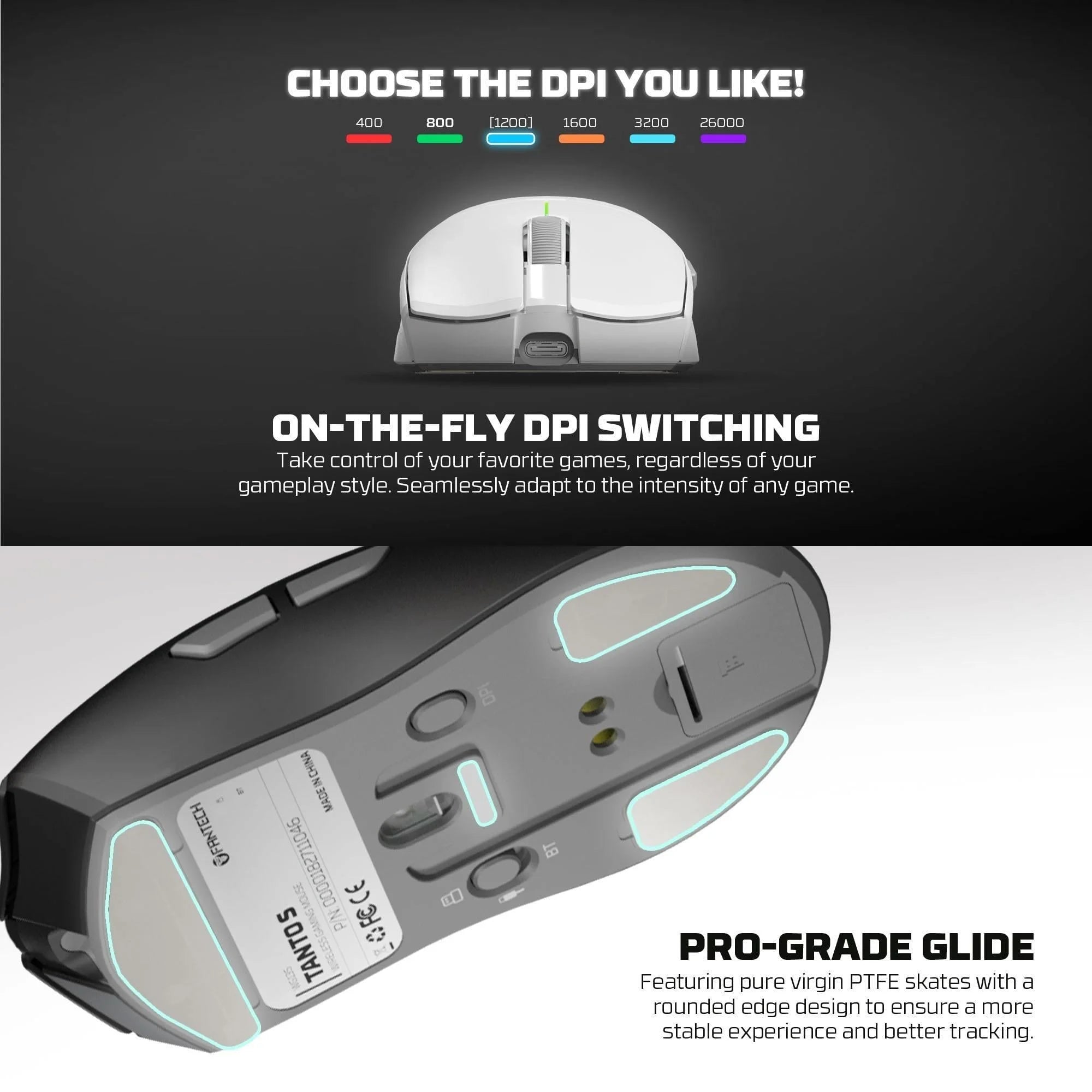 Fantech wg13s tanto s wireless gaming mouse 8k - mouse