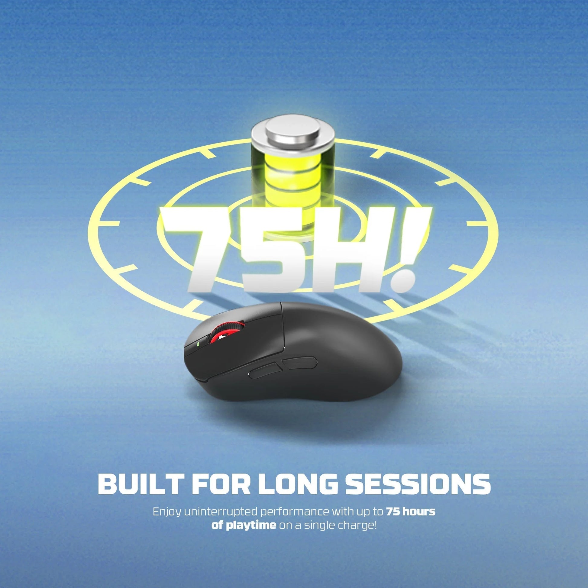 Fantech wg14p lightweight wireless gaming mouse paw3950 sensor 8khz polling mice with rgb charging dock for fps gamers