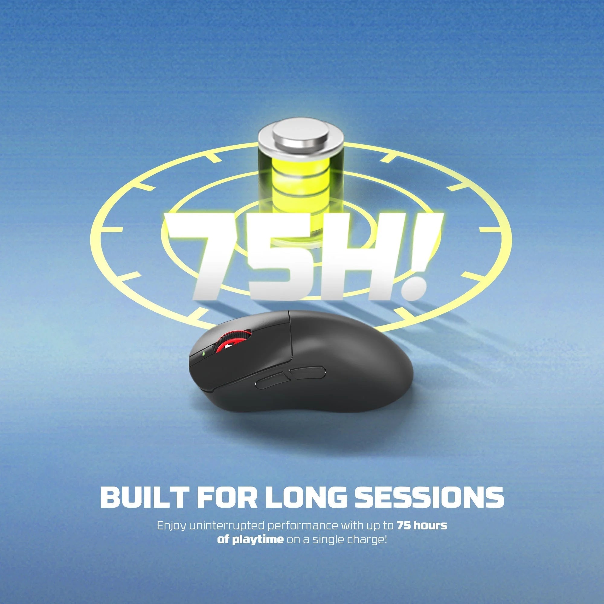 Fantech wg14p lightweight wireless gaming mouse paw3950 sensor 8khz polling mice with rgb charging dock for fps gamers