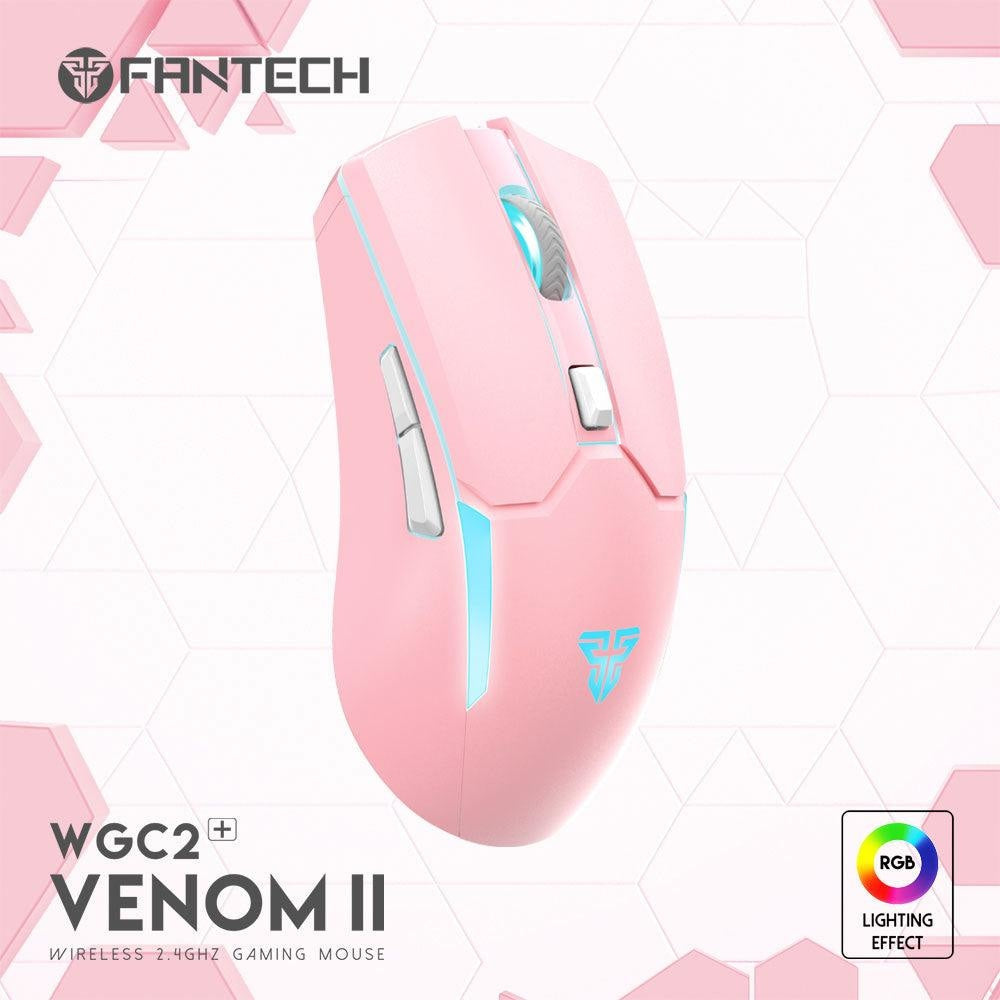 Fantech Wgc2+ Venom Ii Sakura Wireless Mouse - Gameonjo
