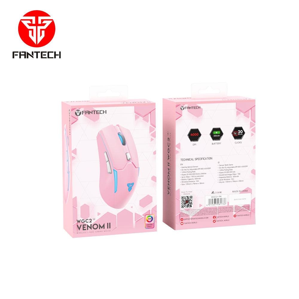 Fantech Wgc2+ Venom Ii Sakura Wireless Mouse - Gameonjo