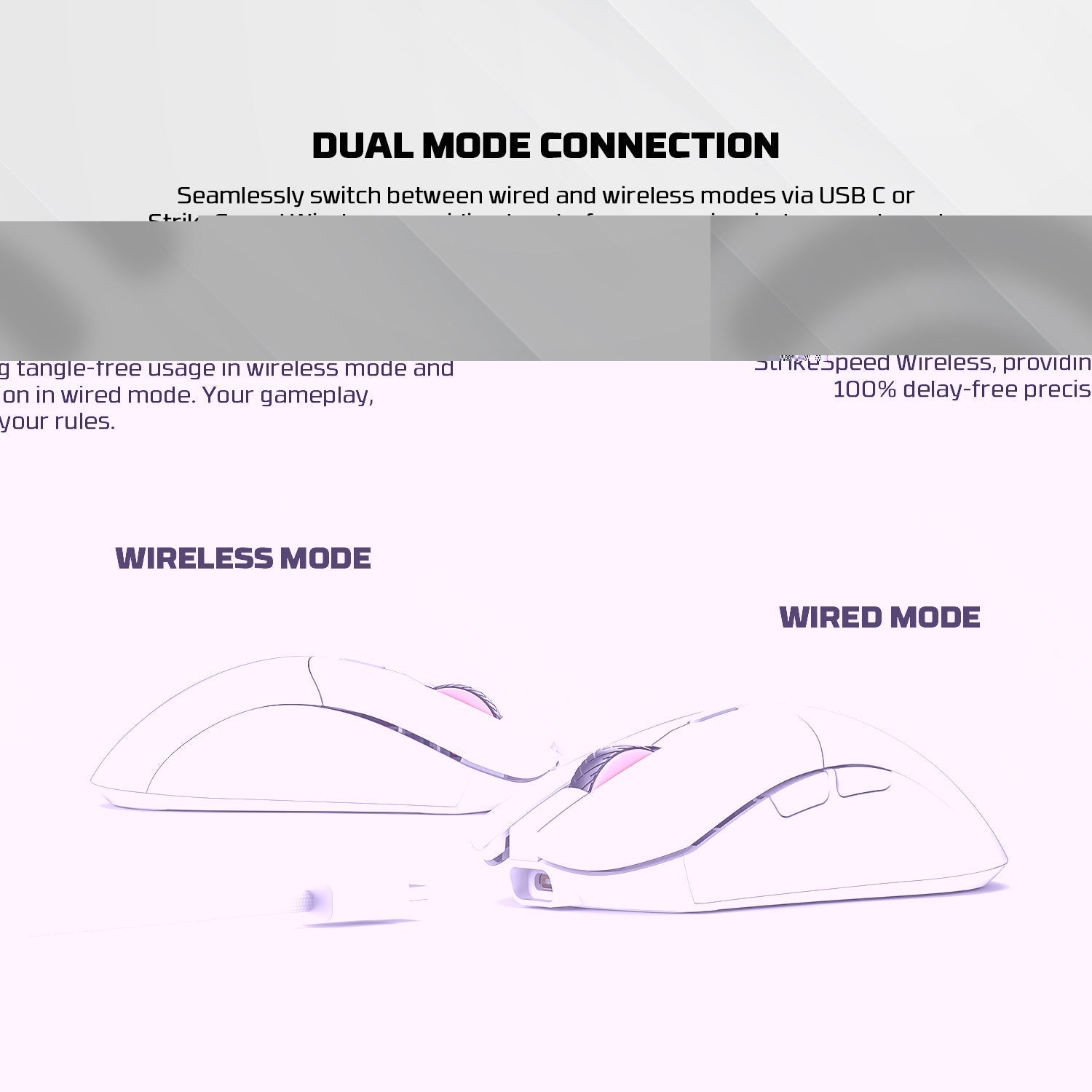 Fantech Wgc5s Blake s Dual Mode Wireless Gaming Mouse - Black