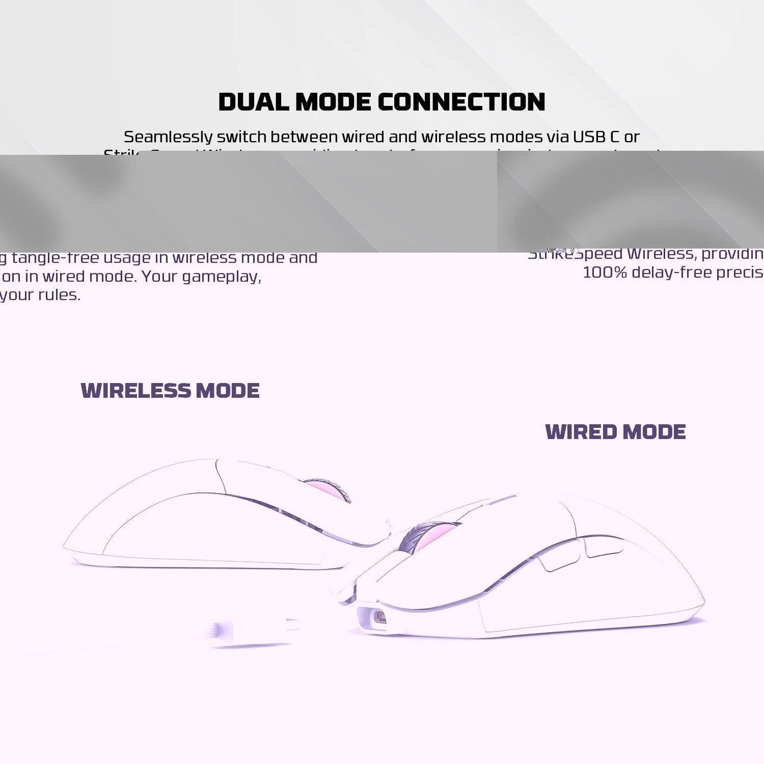Fantech wgc5s blake s dual mode wireless gaming mouse - black - mouse