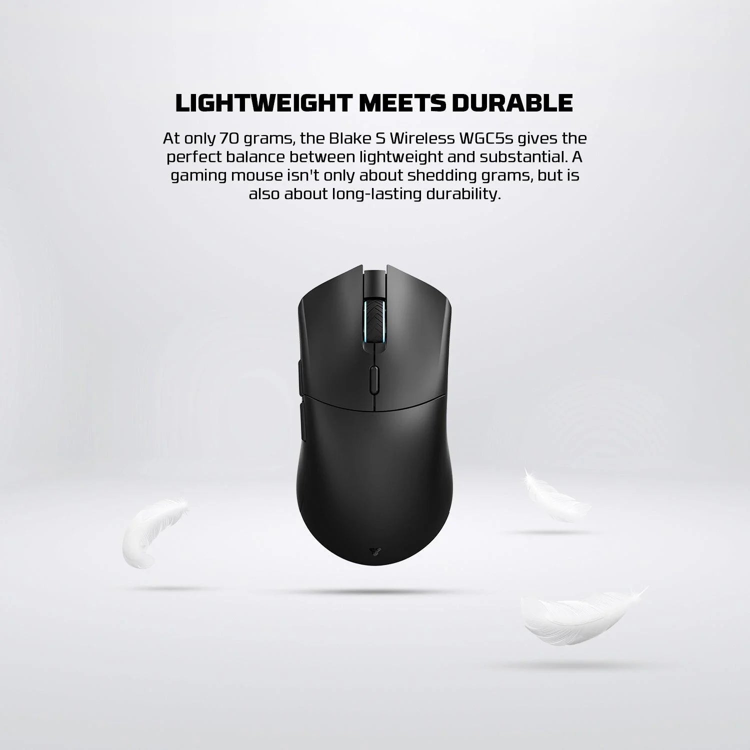 Fantech wgc5s blake s dual mode wireless gaming mouse - black - mouse
