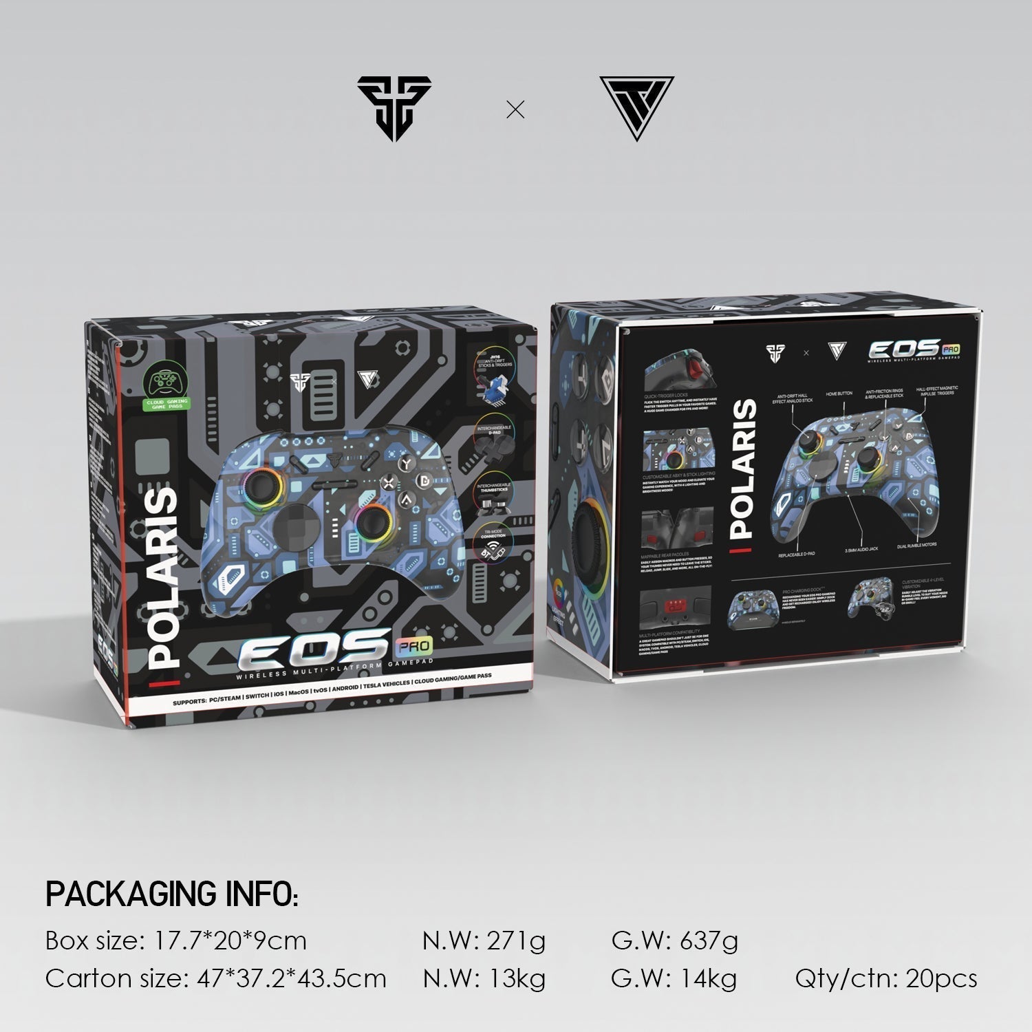 Fantech Wgp15 Polaris Eos Pro Wireless Gaming Controller - Gameonjo