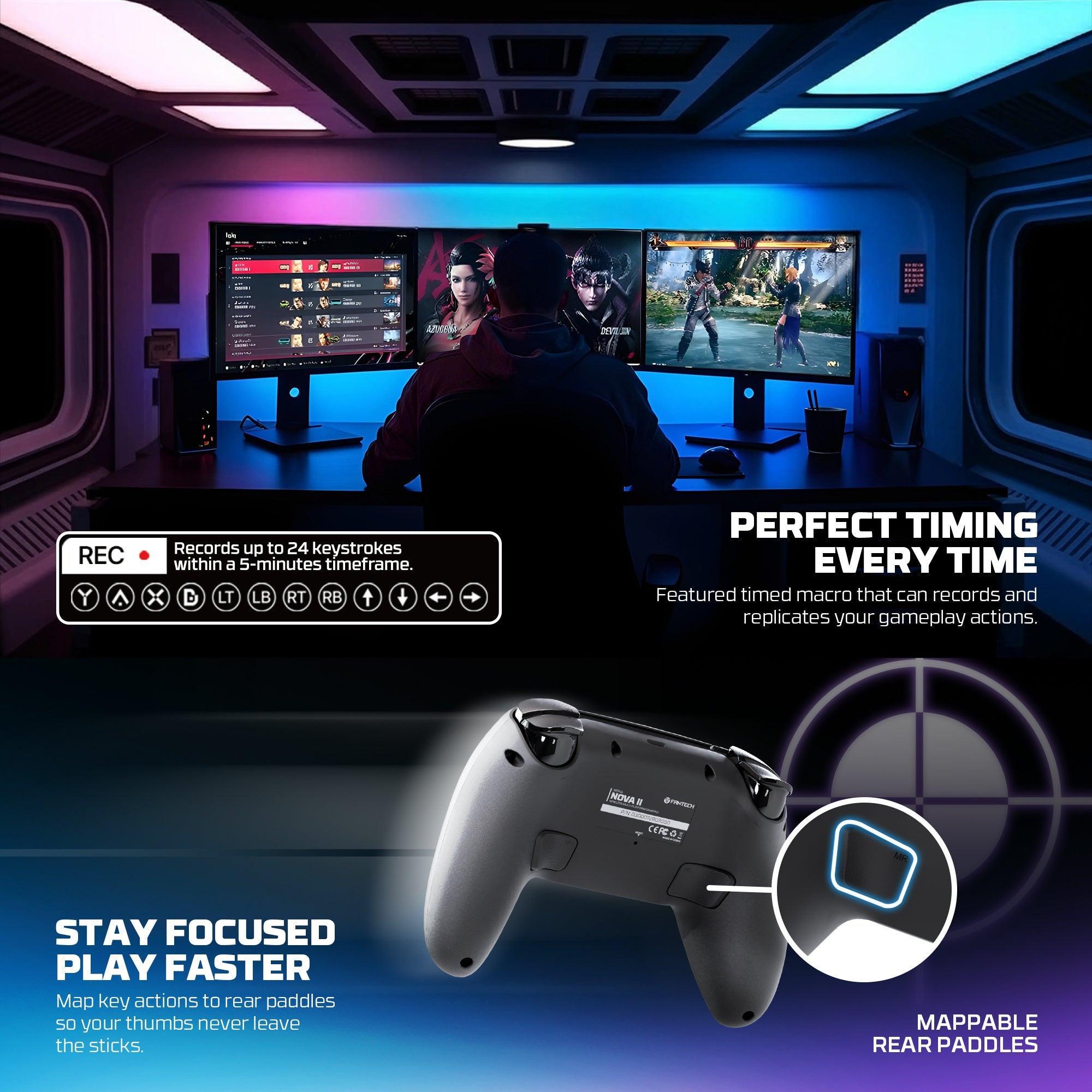 FANTECH WGP16 NOVA II Wireless GAMEPAD - Black.
