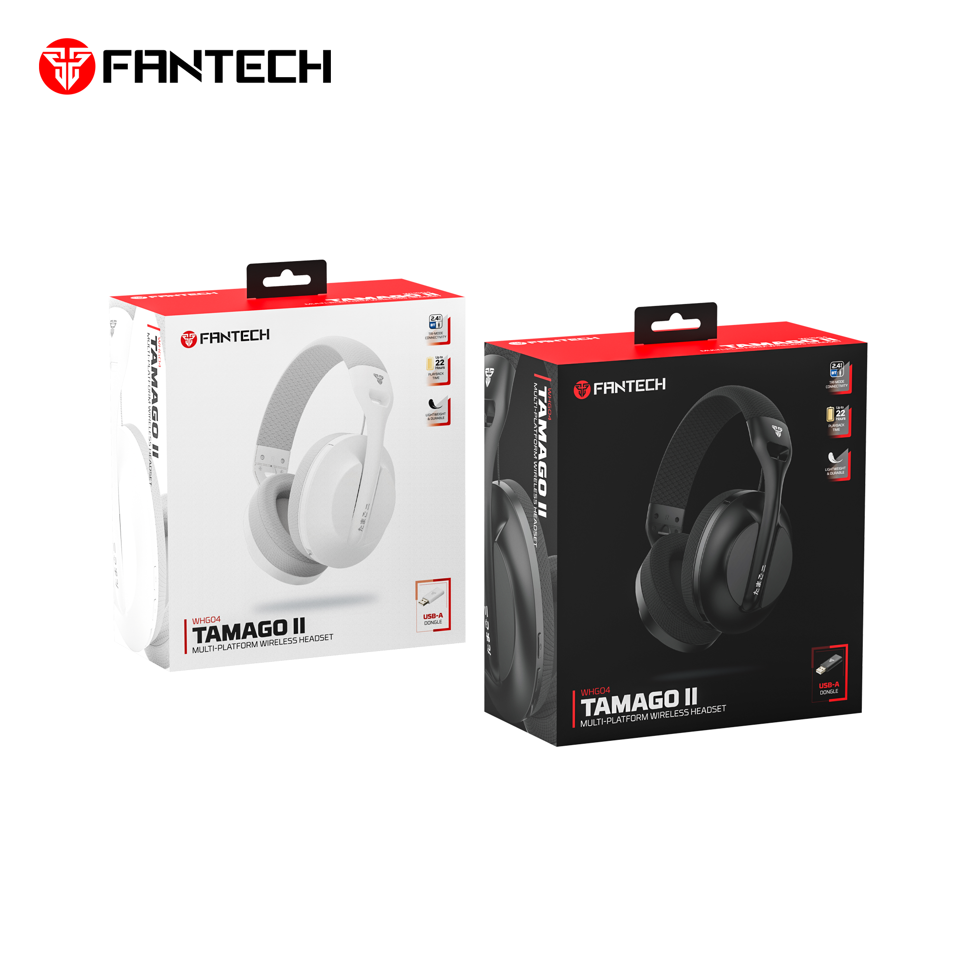 Fantech whg04 tamago wireless gaming headset for ultimate multi-platform audio experience - audio | wireless headset