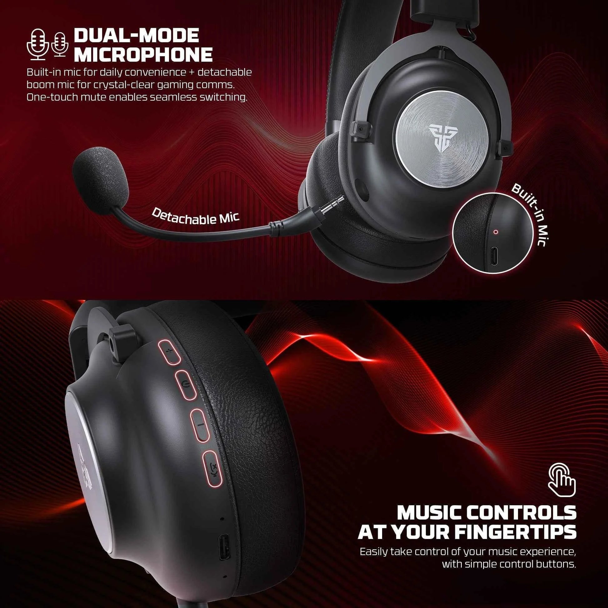 Fantech whg05 stellar multiplatform wireless gaming headset - audio | wireless headset