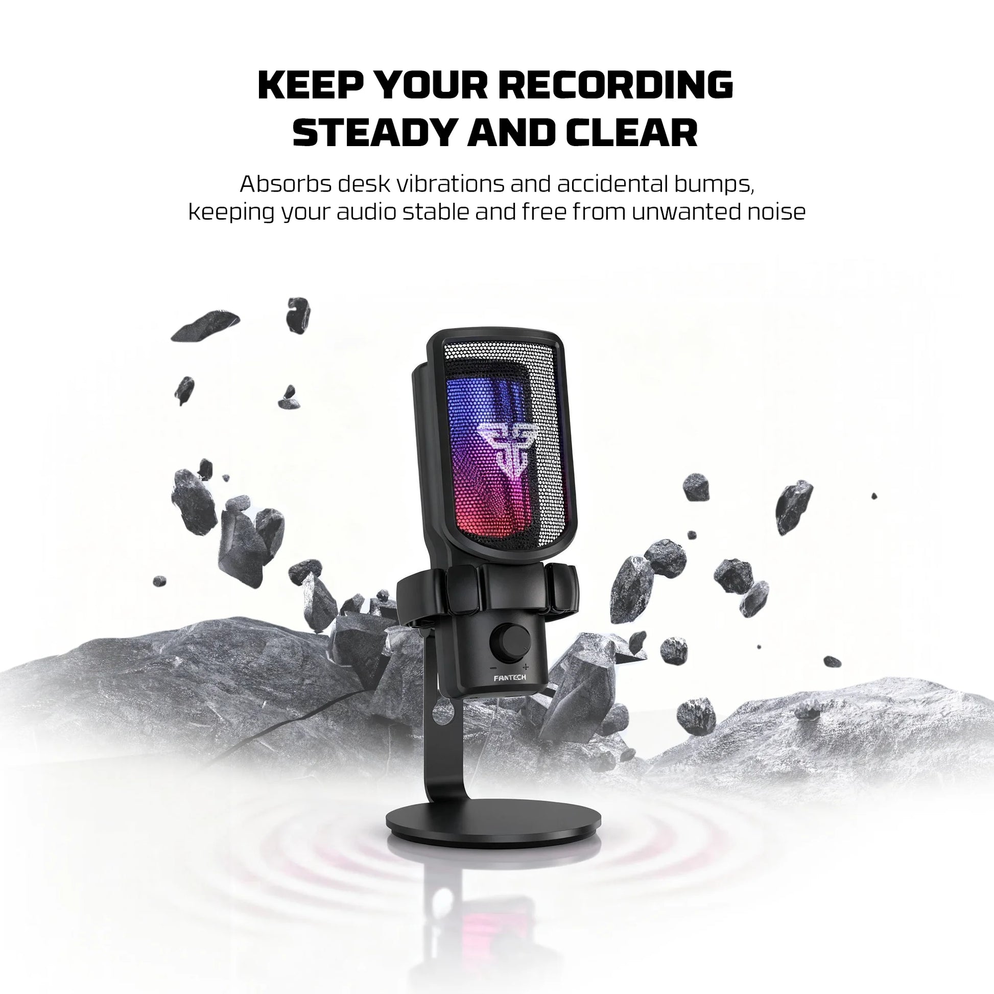 Fantech wmcx01 leviosa wave dual-mode wireless condenser microphone - streaming